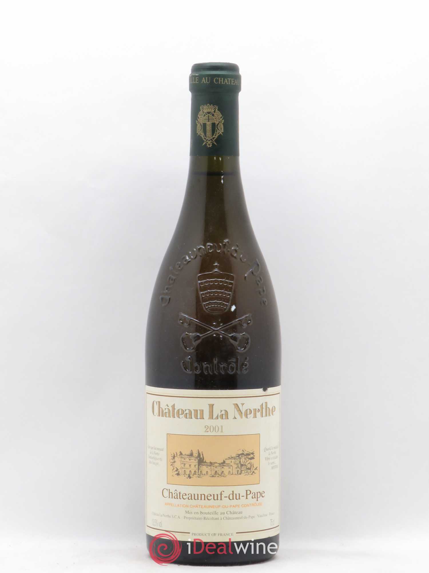 Châteauneuf-du-Pape Château la Nerthe Famille Richard 2001 - Lot de 1 bouteille - 0