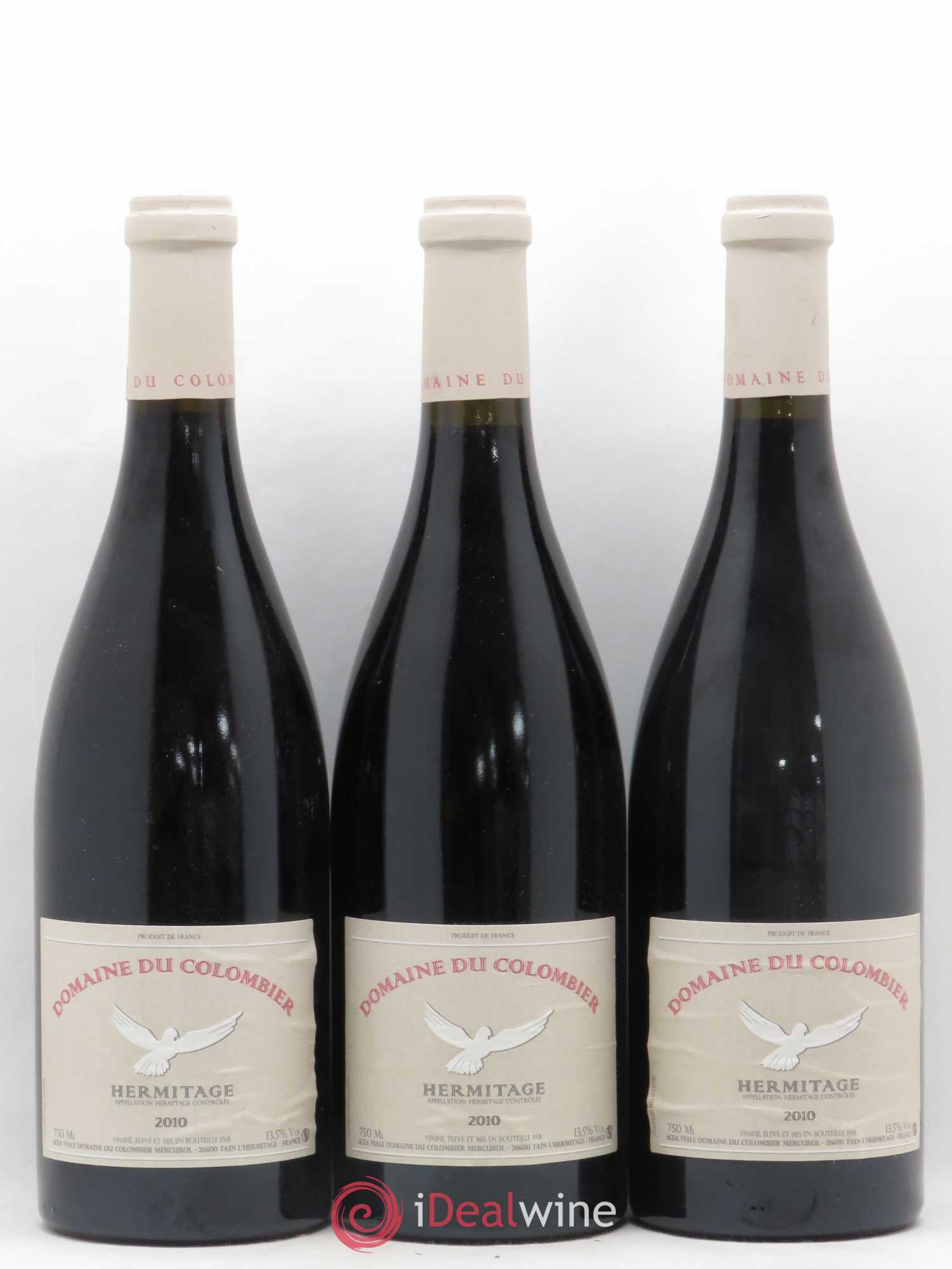 Hermitage Colombier (Domaine du) 2010 - Lot de 3 bouteilles - 0