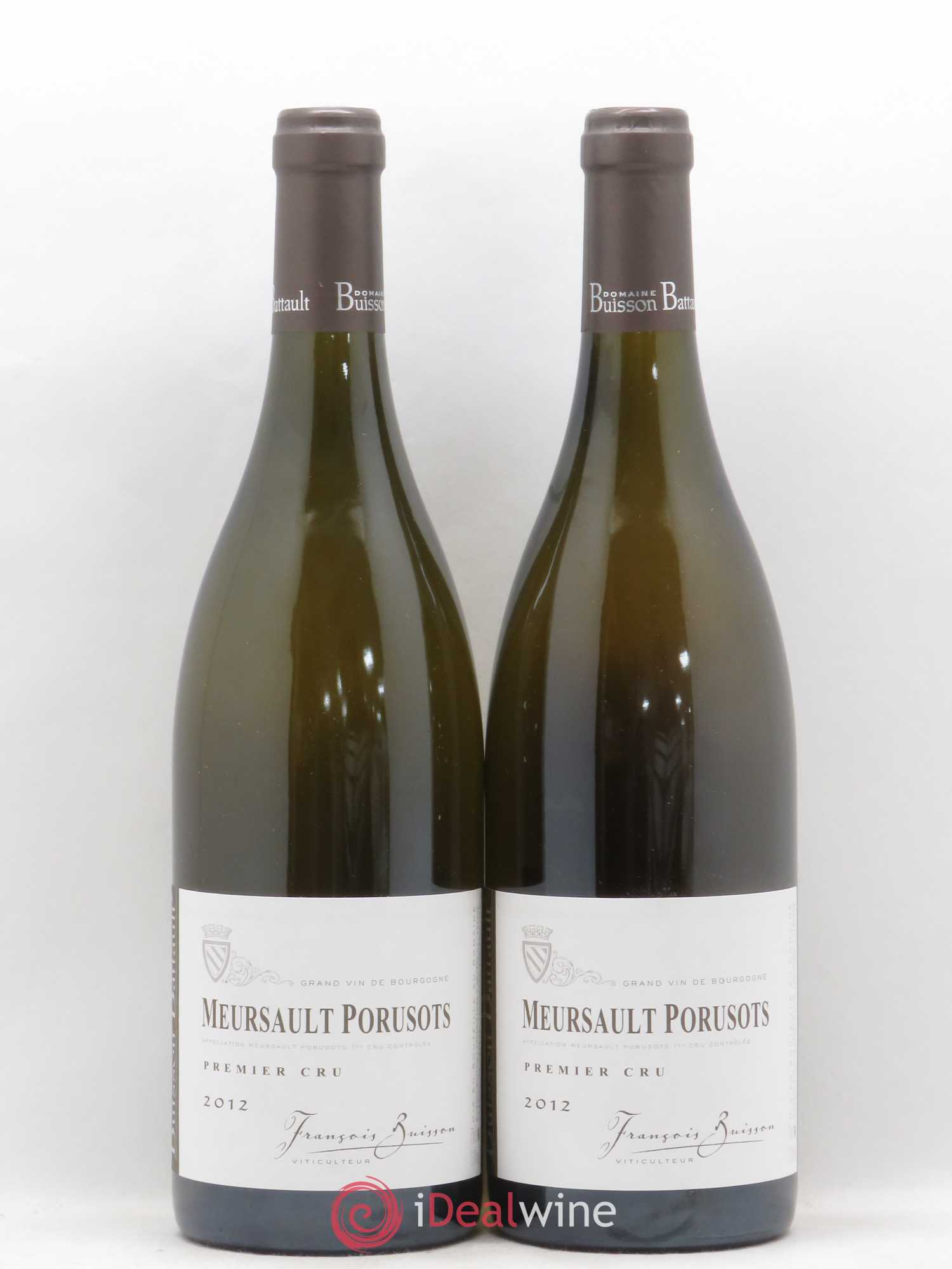Meursault 1er Cru Poruzots Buisson 2012 - Posten von 2 Flaschen - 0