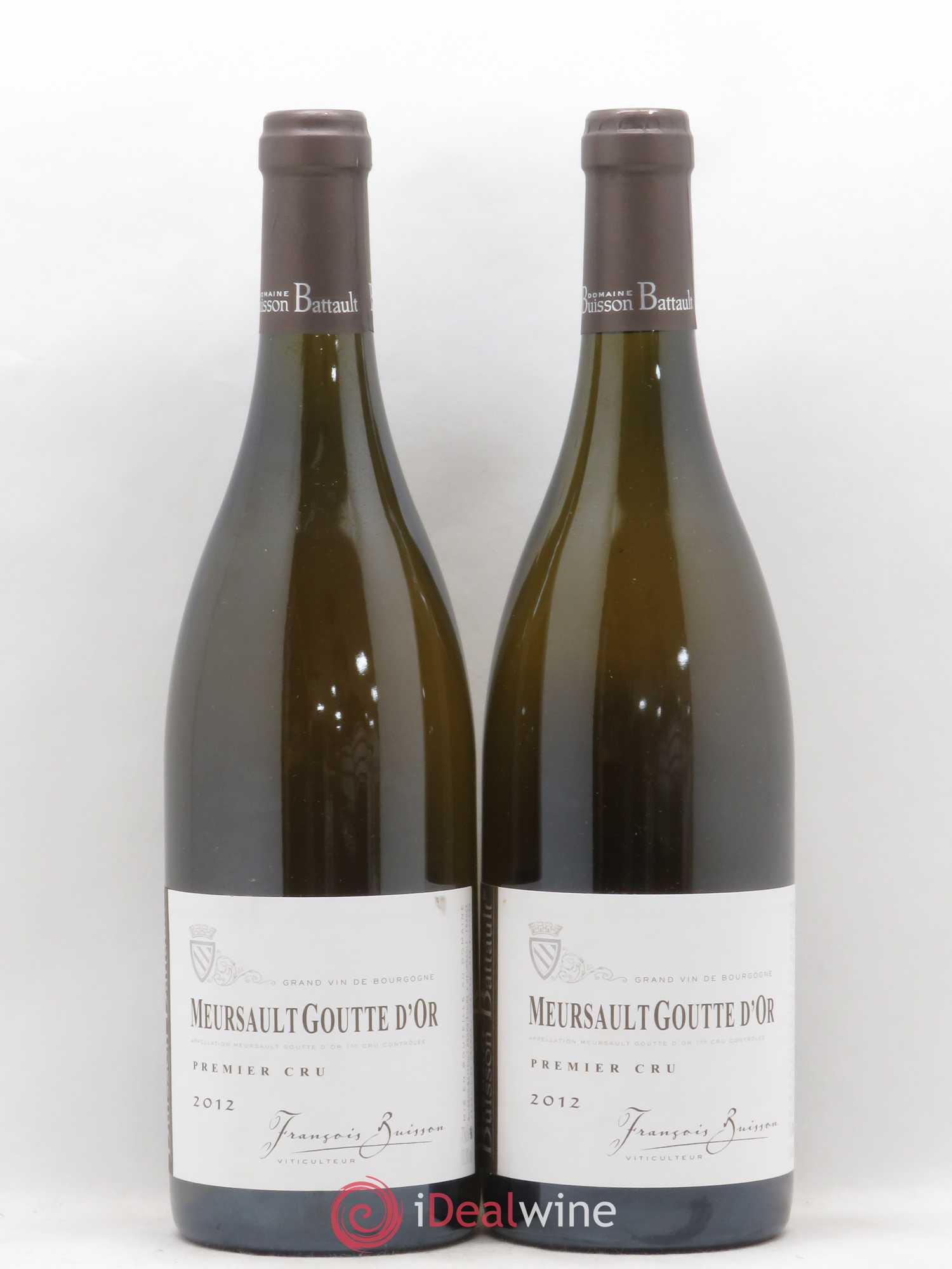 Meursault 1er Cru Goutte d'Or Buisson 2012 - Posten von 2 Flaschen - 0