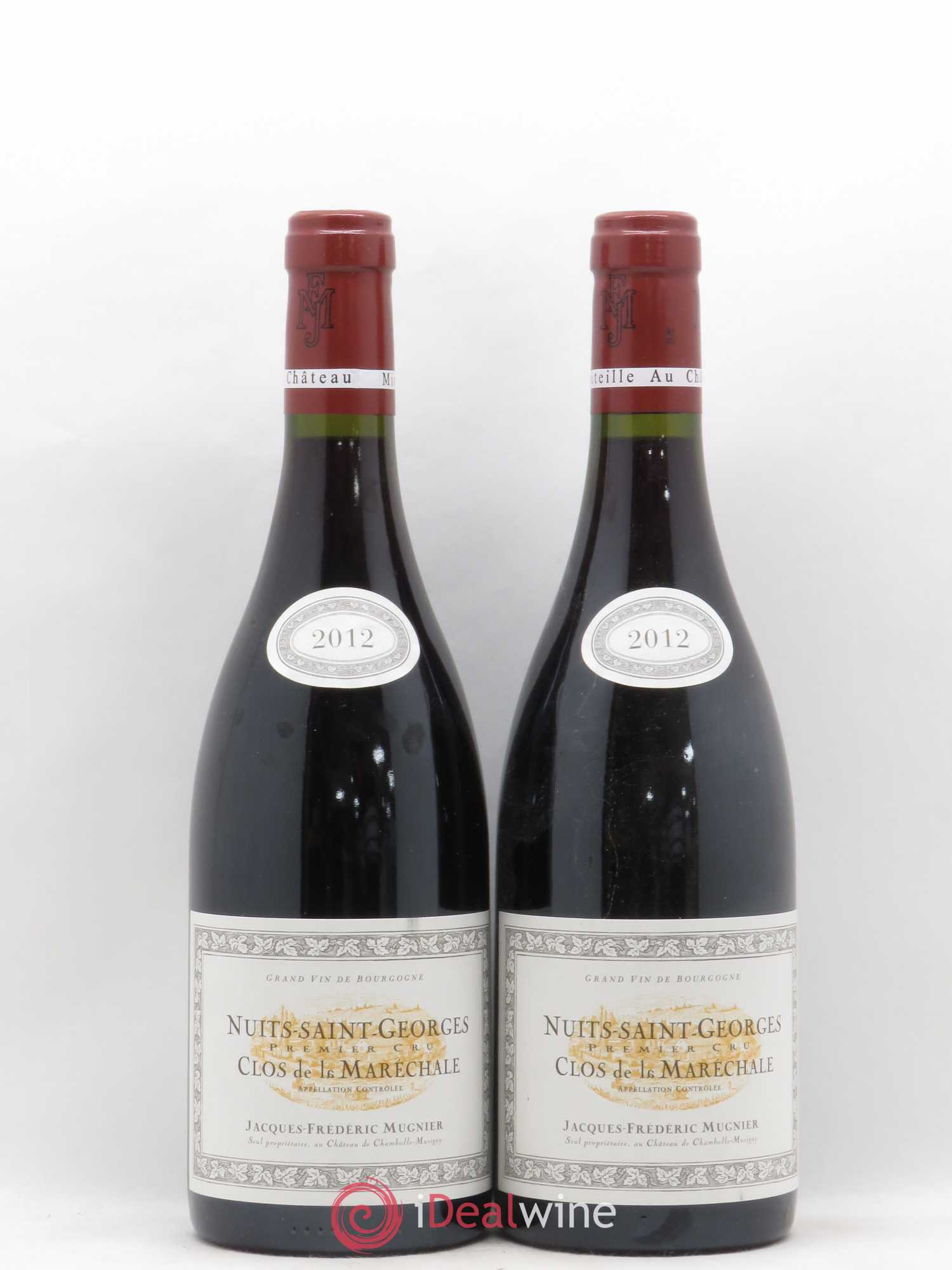 Nuits-Saint-Georges 1er Cru Clos de La Maréchale Jacques-Frédéric Mugnier 2012 - Lot de 2 bouteilles - 0