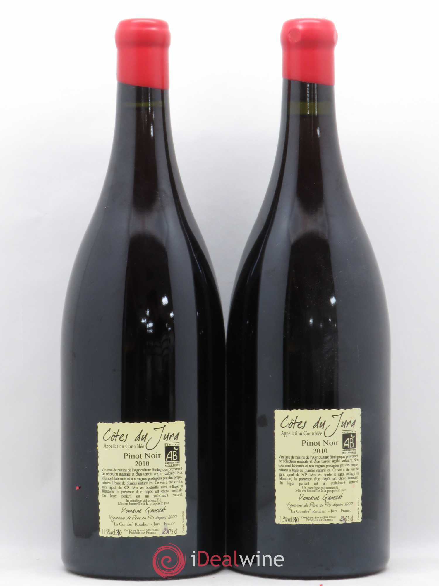 Côtes du Jura Cuvée Julien Jean-François Ganevat (Domaine) 2010 - Lot de 2 magnums - 1