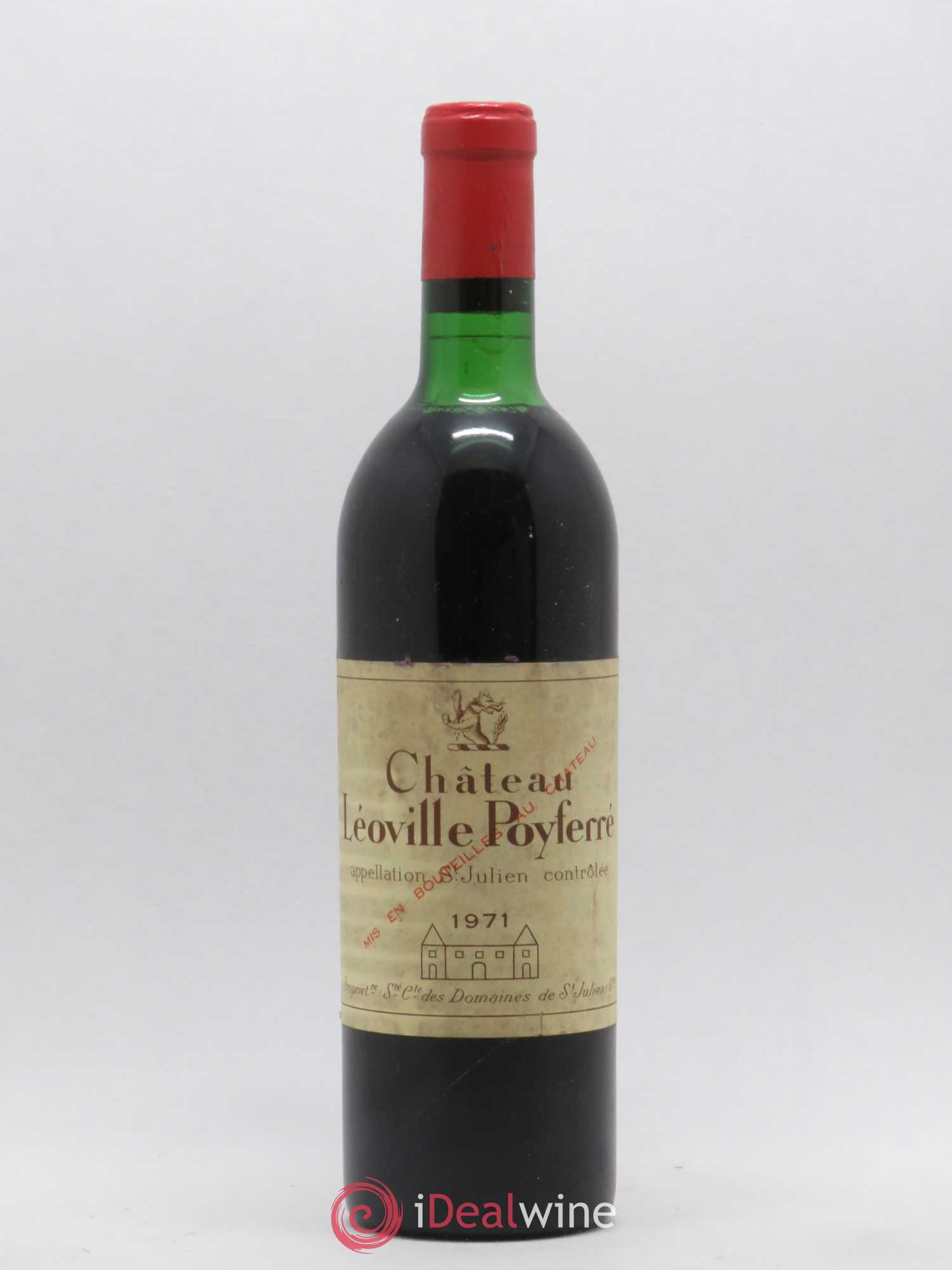 Château Léoville Poyferré 2ème Grand Cru Classé 1971 - Lot de 1 bouteille - 0