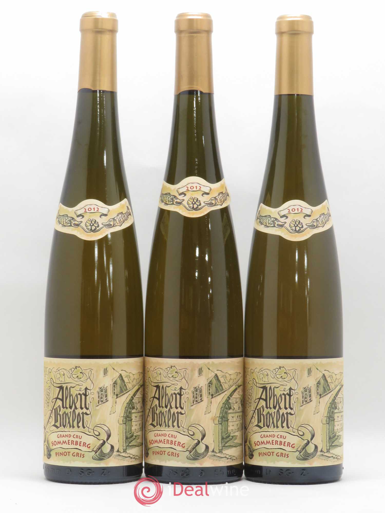 Pinot Gris Grand Cru Sommerberg W Boxler 2012 - Posten von 3 Flaschen - 0