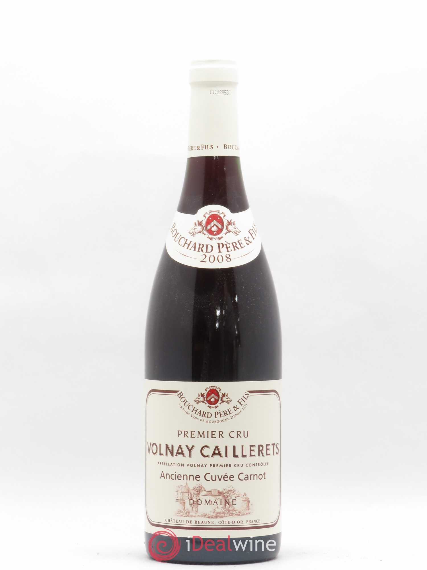 Volnay 1er Cru Caillerets - Ancienne Cuvée Carnot Bouchard Père & Fils 2008 - Lot de 1 bouteille - 0