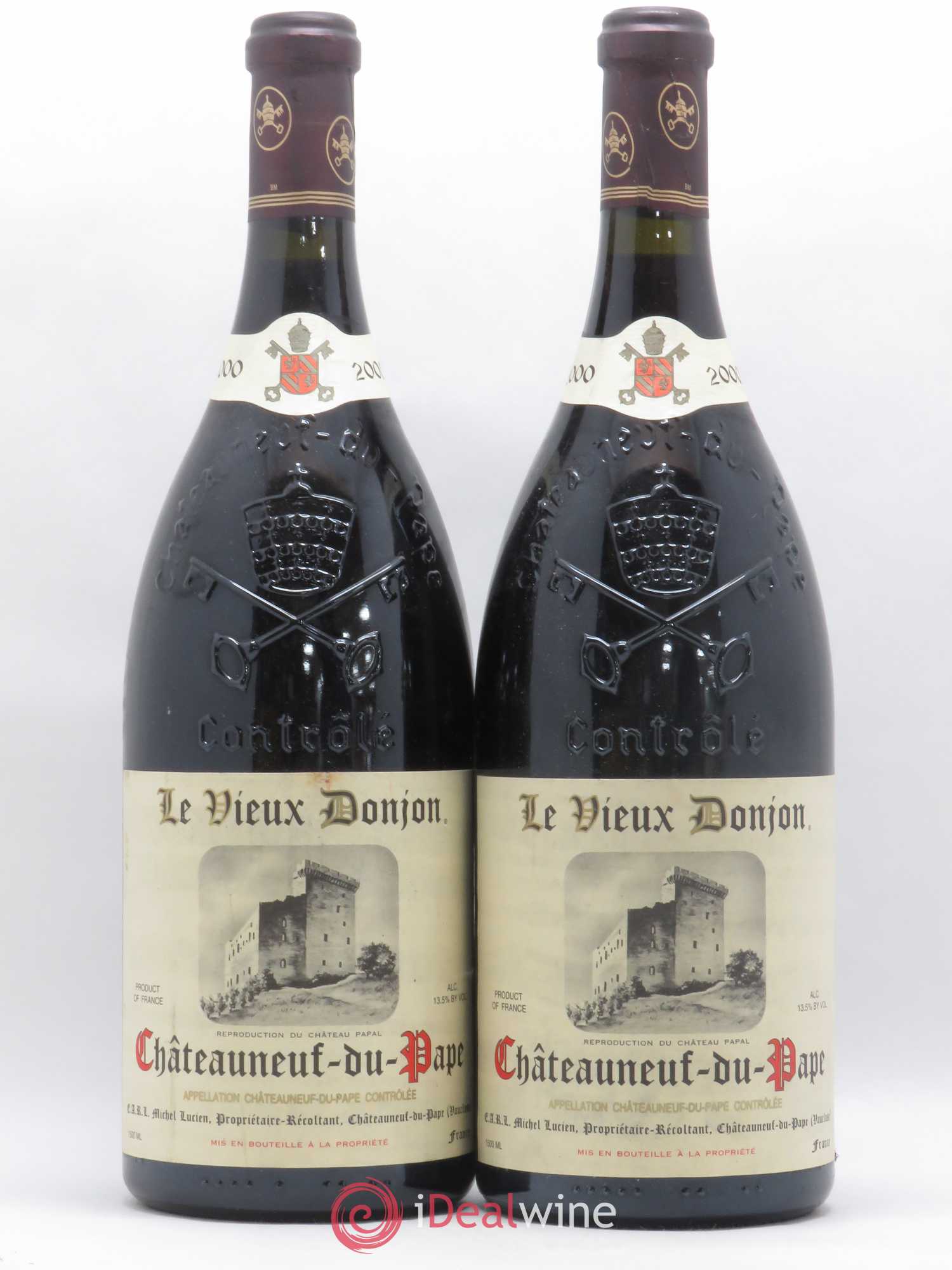 Châteauneuf-du-Pape Le Vieux Donjon Michel Lucien 2000 - Lot de 2 magnums - 0