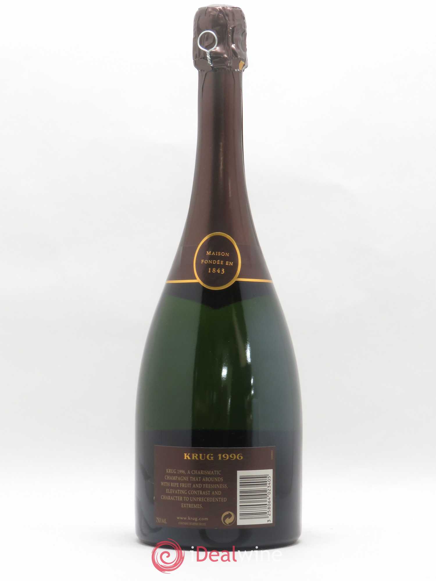 Vintage Krug 1996 - Posten von 1 Flasche - 1