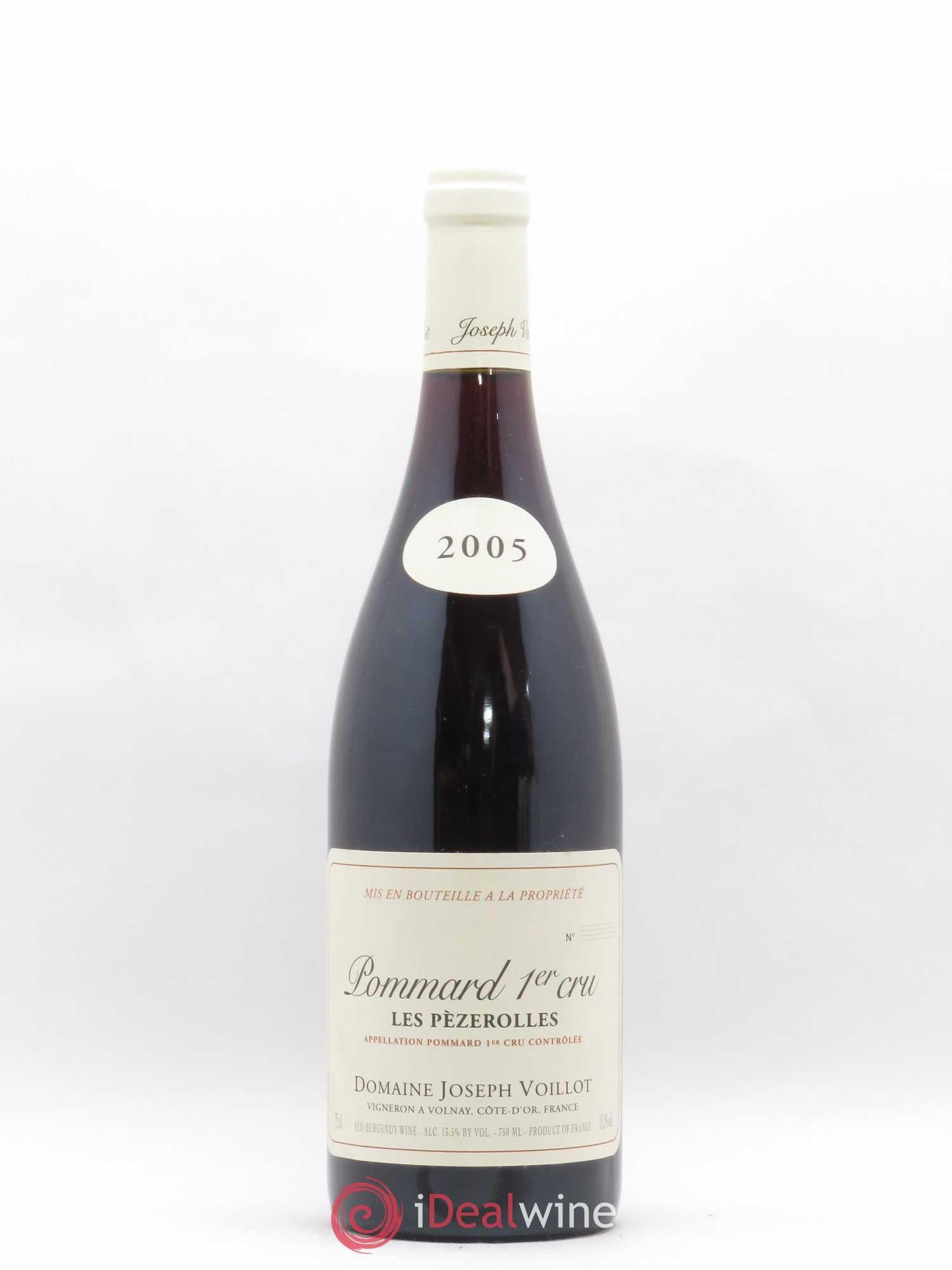 Pommard 1er Cru Les Pèzerolles Joseph Voillot (Domaine) 2005 - Lot de 1 bouteille - 0