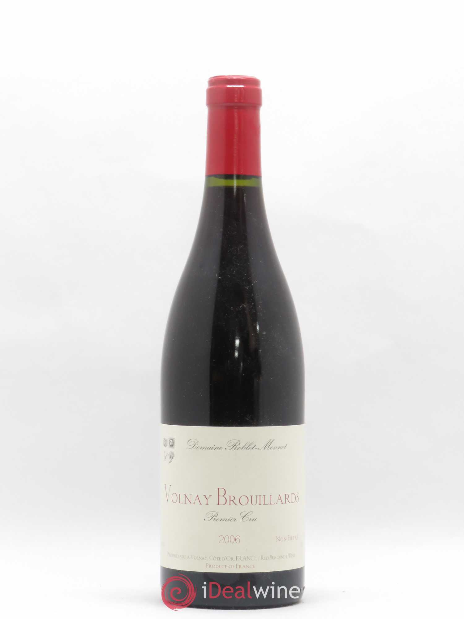 Volnay 1er Cru Brouillards Roblet Monnot 2006 - Lot de 1 bouteille - 0