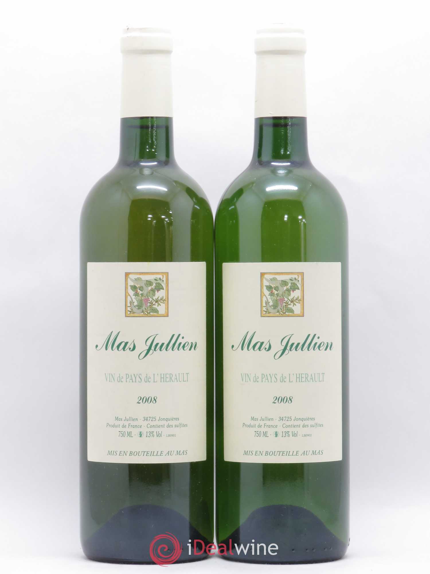 Terrasses du Larzac Mas Jullien Olivier Jullien 2008 - Lot de 2 bouteilles - 0
