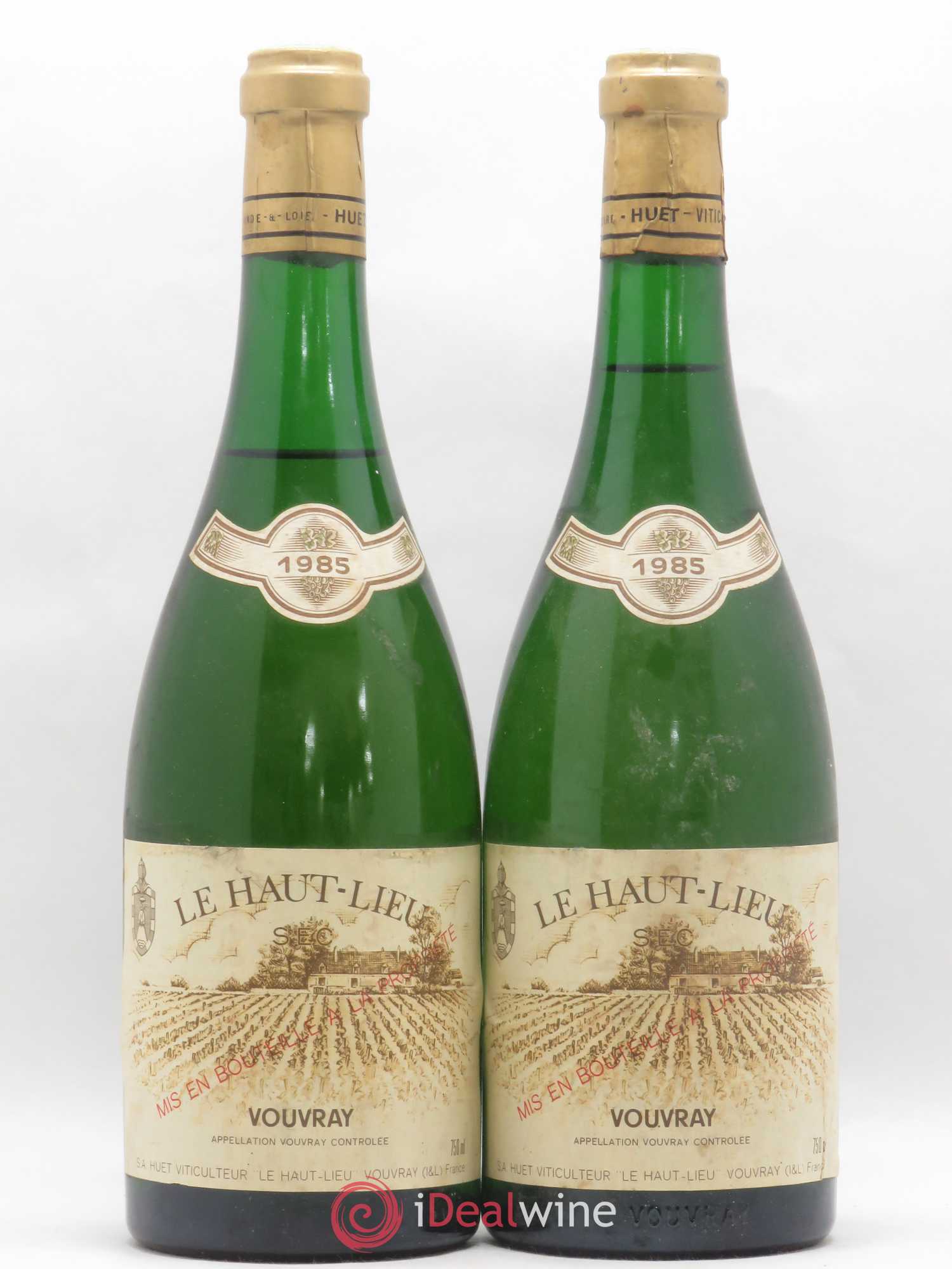 Vouvray Le Haut-Lieu Sec Domaine Huet 1985 - Lot de 2 bouteilles - 0