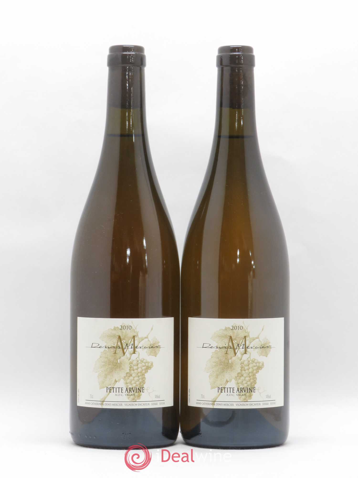 Valais Petite Arvine Denis Mercier 2010 - Posten von 2 Flaschen - 0