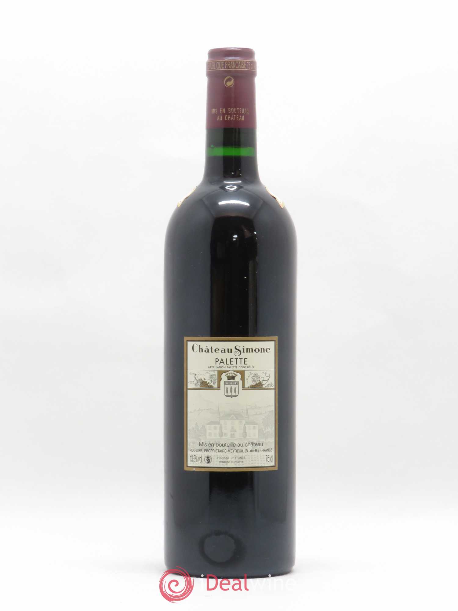 Palette Château Simone Famille Rougier 2007 - Posten von 1 Flasche - 1
