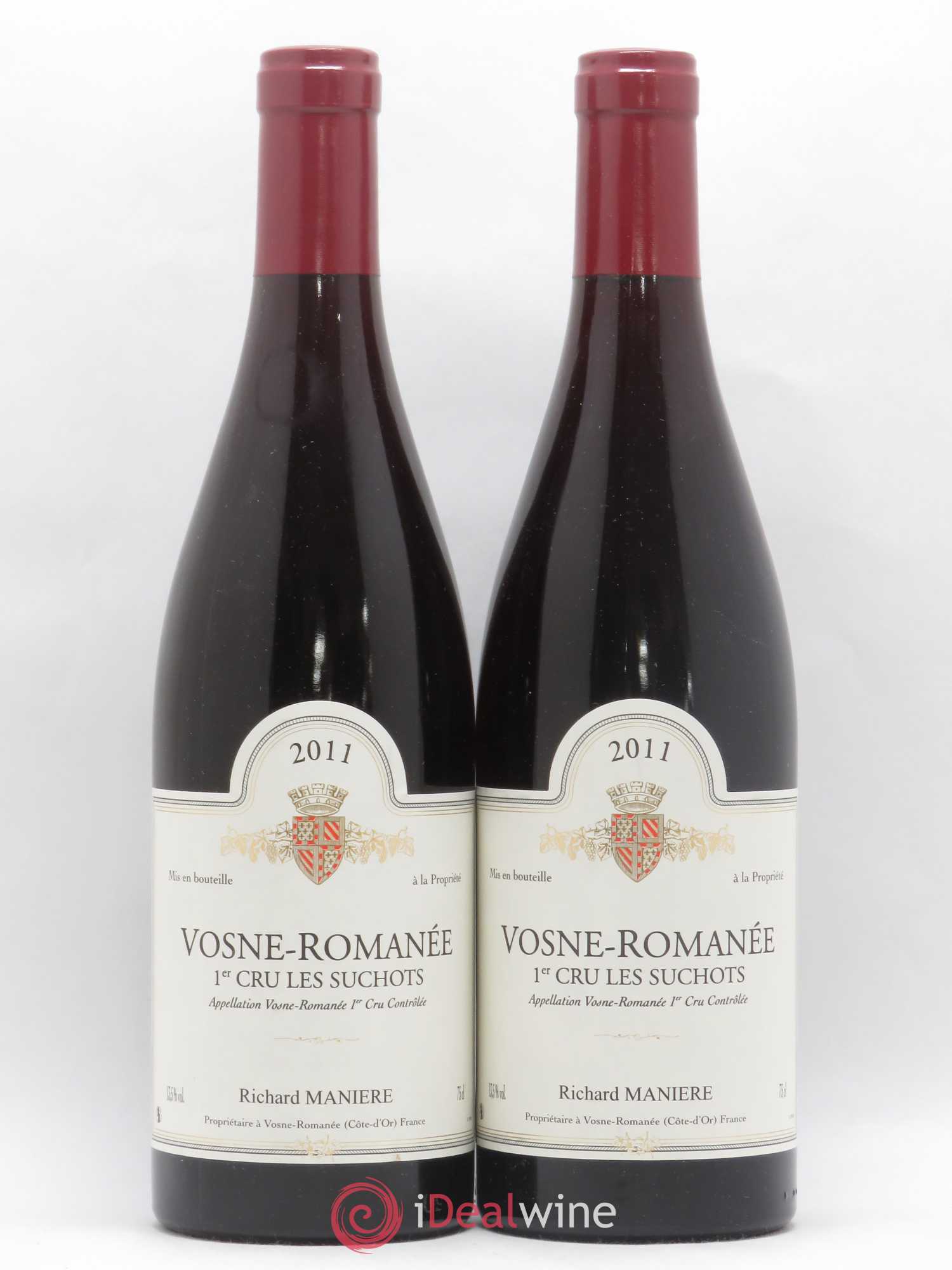 Vosne-Romanée 1er Cru Les Suchots Richard Manière 2011 - Posten von 2 Flaschen - 0