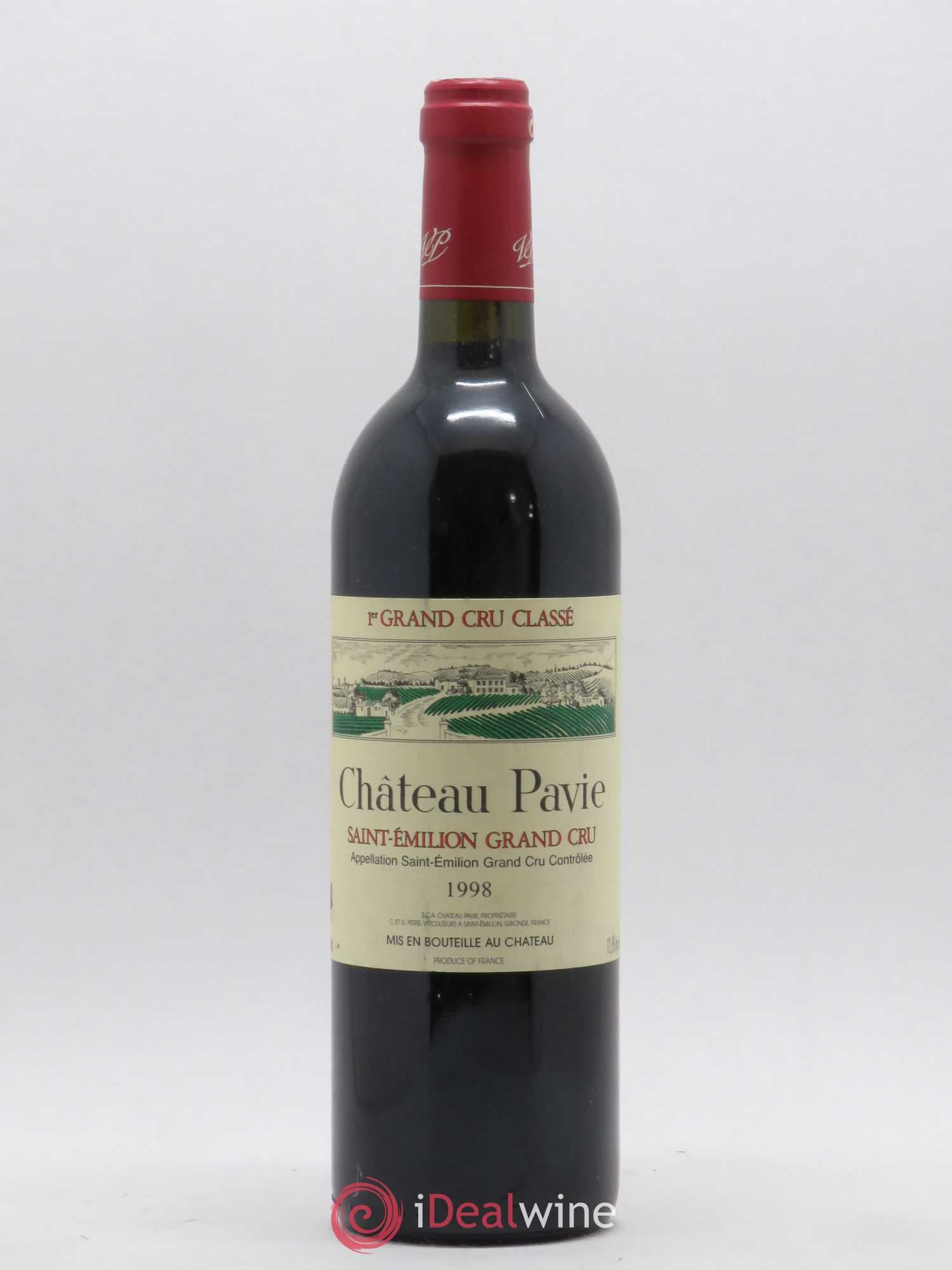 Château Pavie 1er Grand Cru Classé A 1998 - Lot de 1 bouteille - 0