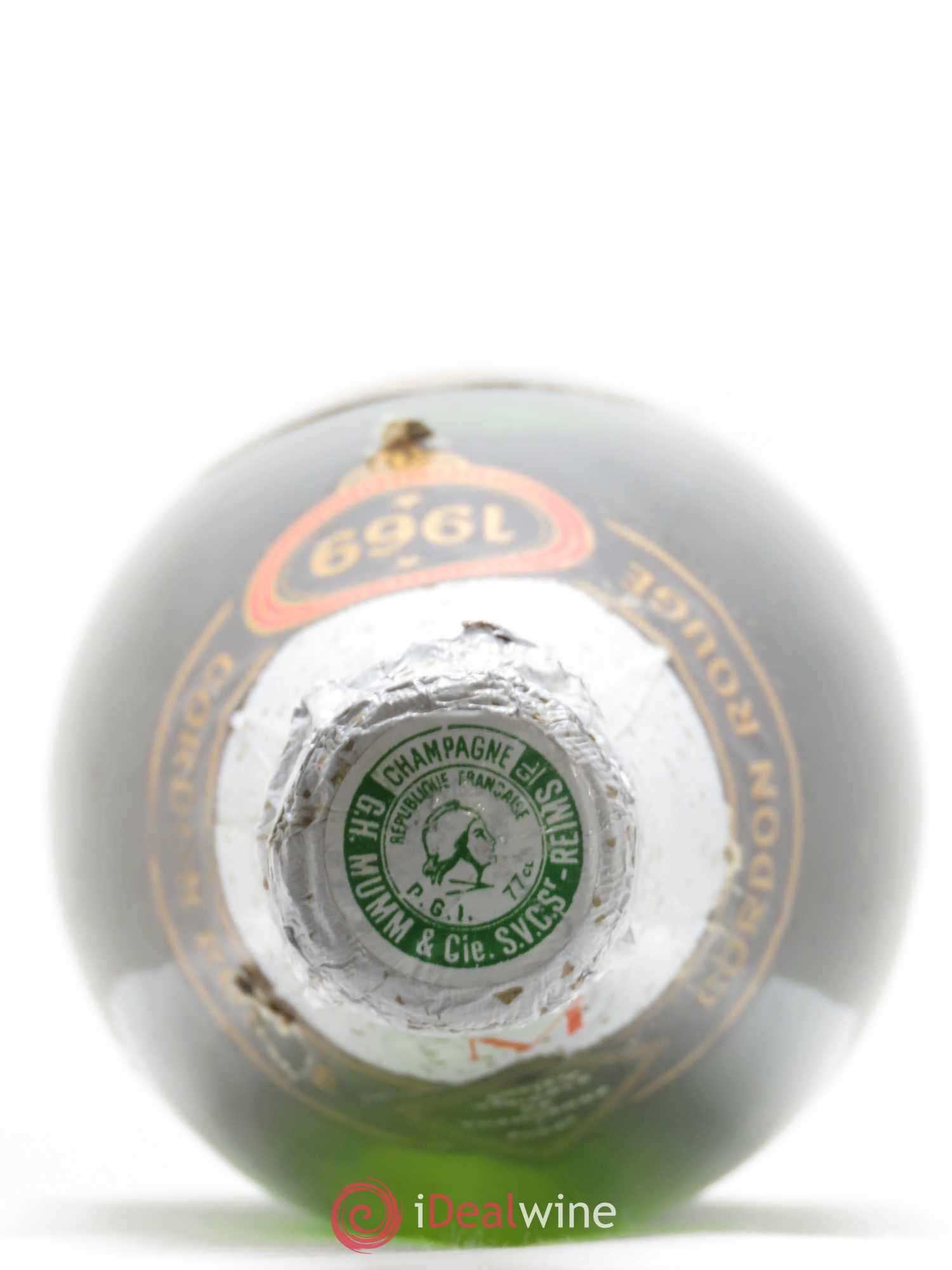Cordon Rouge Mumm Brut 1969 - Lot de 1 bouteille - 2
