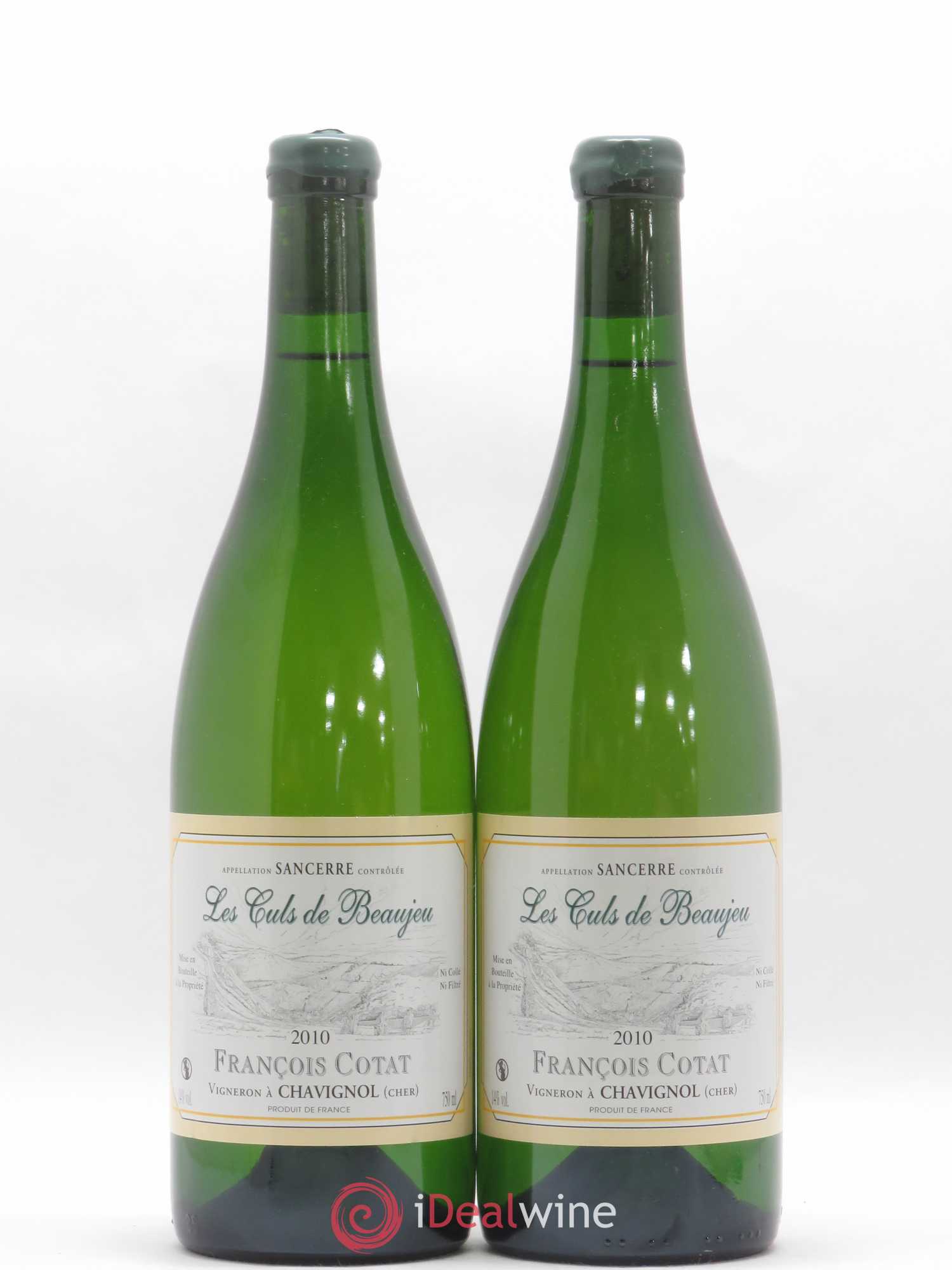 Sancerre Les Culs de Beaujeu François Cotat 2010 - Lot de 2 bouteilles - 0