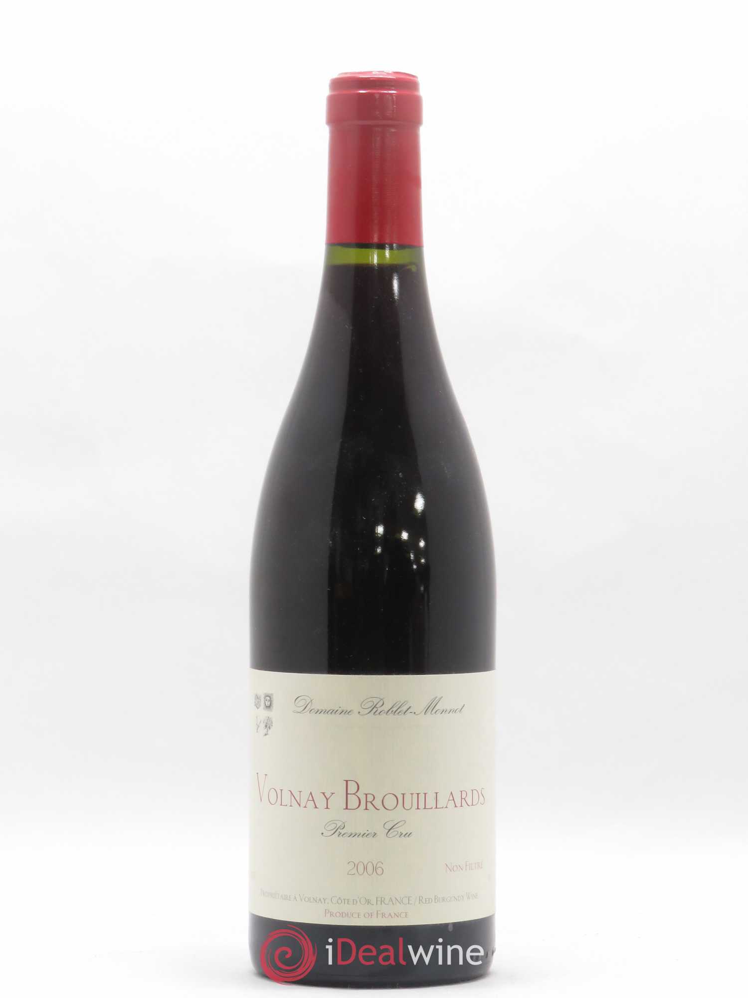 Volnay 1er Cru Brouillards Roblet Monnot 2006 - Lot de 1 bouteille - 0