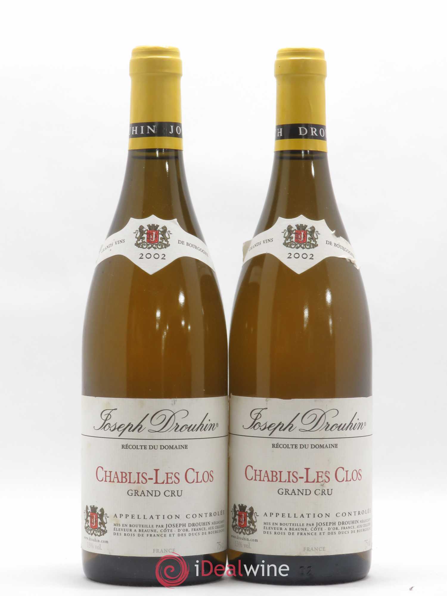 Chablis Grand Cru 2002 - Posten von 2 Flaschen - 0