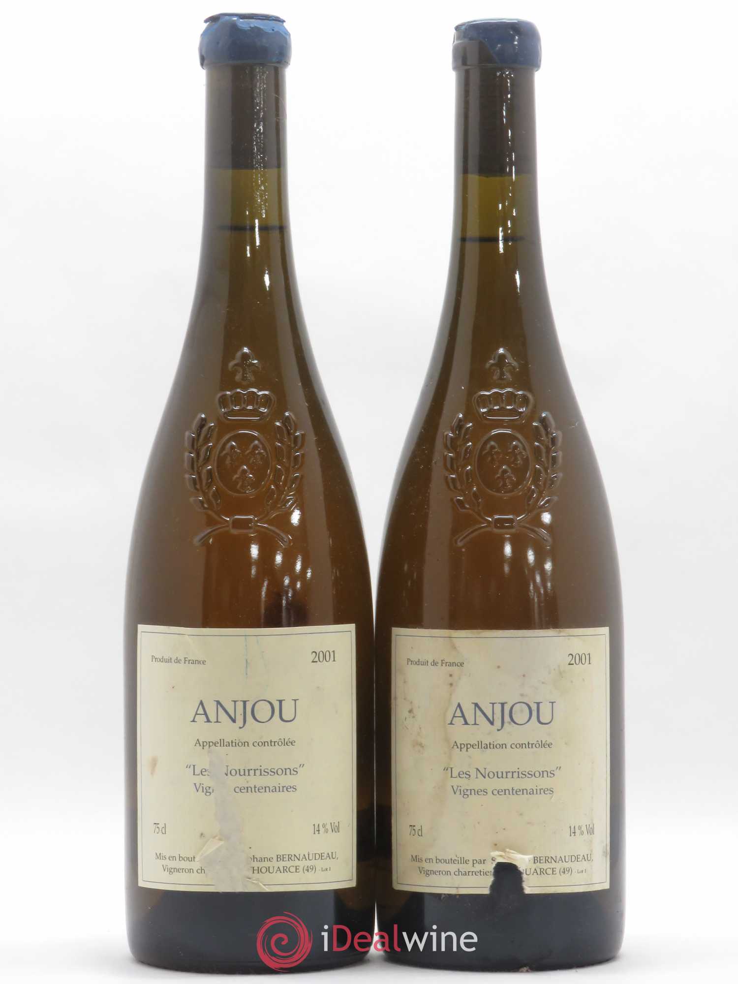 Anjou Les Nourrissons Vignes Centenaires Stéphane Bernaudeau 2001 - Posten von 2 Flaschen - 0