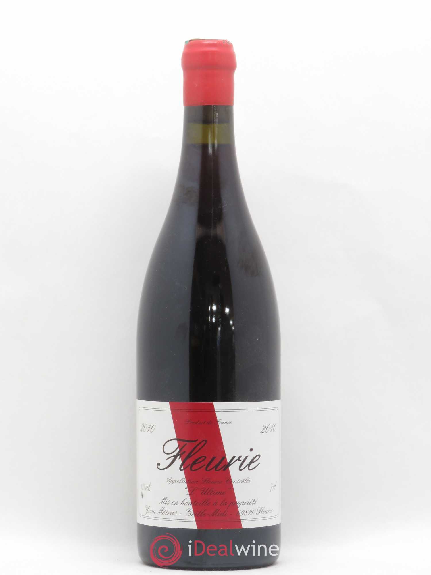 Fleurie l'Ultime Yvon Métras 2010 - Lot de 1 bouteille - 0
