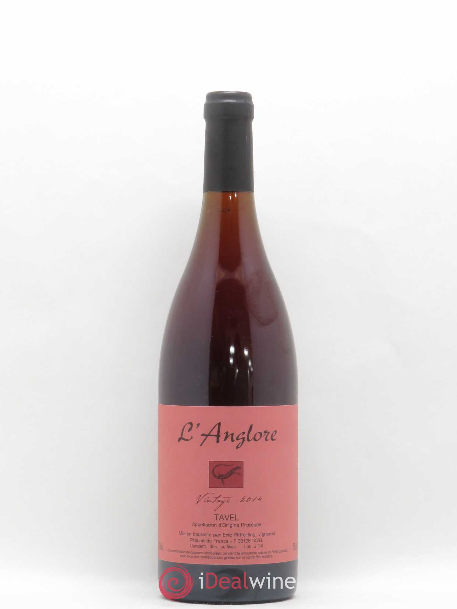 Tavel Vintage L'Anglore 2014 - Lot de 1 bouteille - 0