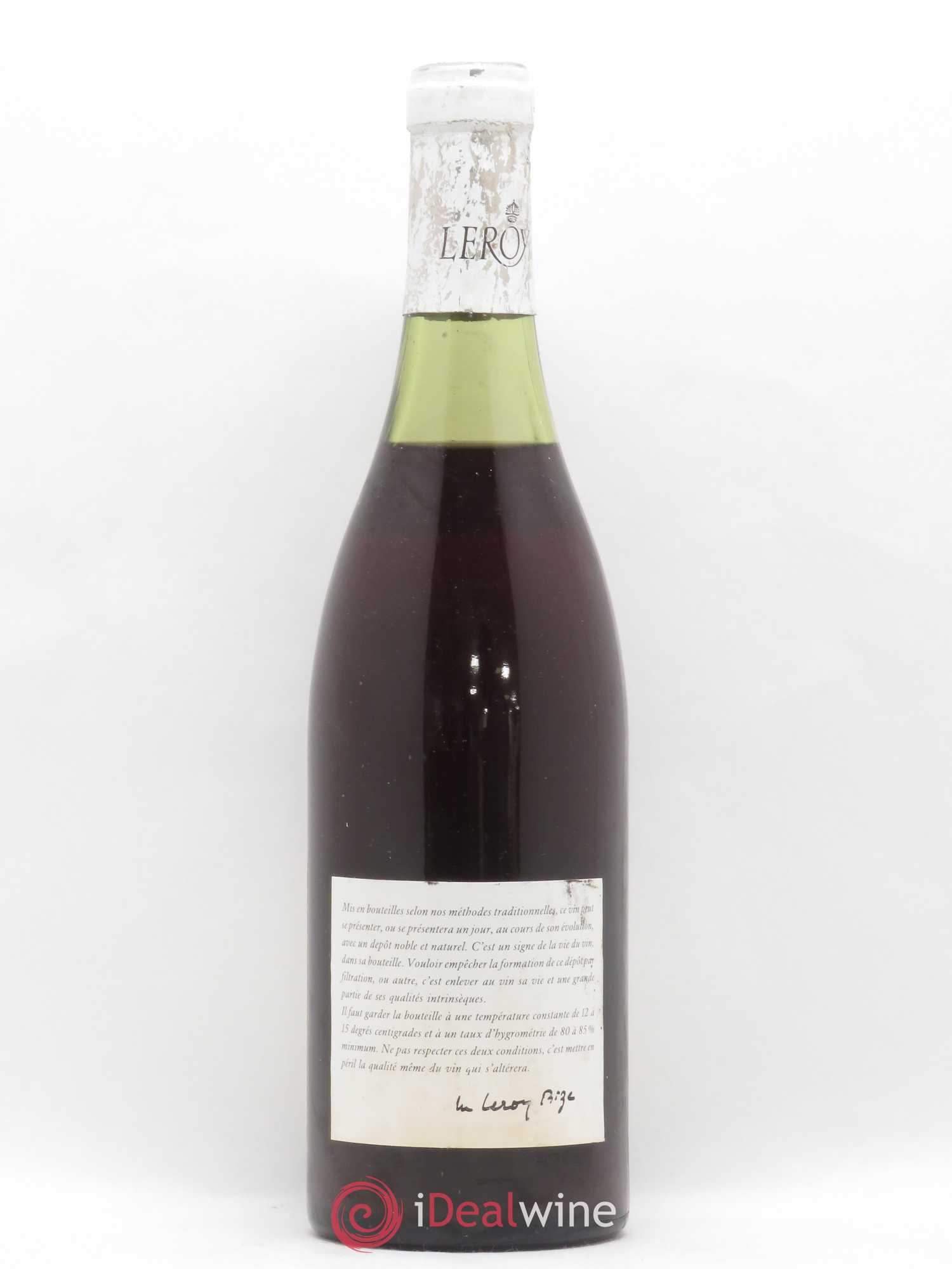Musigny Grand Cru Leroy SA  (no reserve) 1969 - Lot of 1 bottle - 1