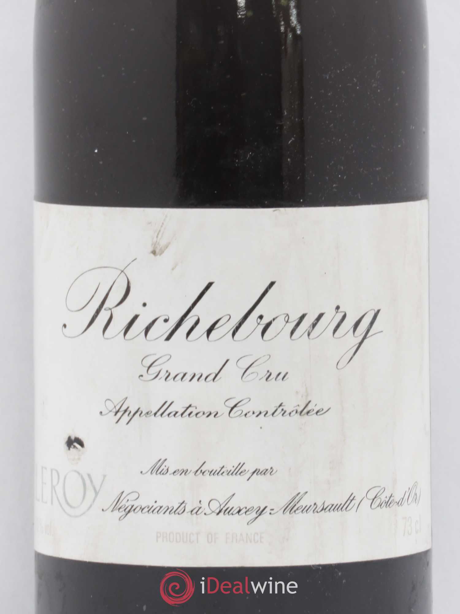 Richebourg Grand Cru Leroy SA 1985 - Posten von 1 Flasche - 4