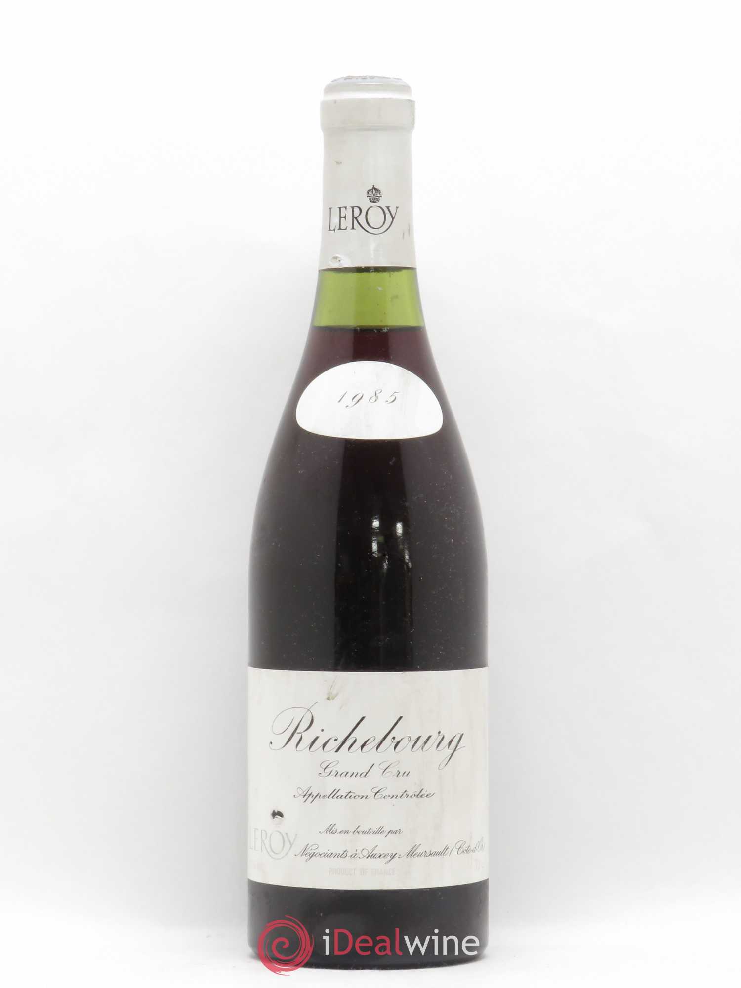 Richebourg Grand Cru Leroy SA 1985 - Posten von 1 Flasche - 0
