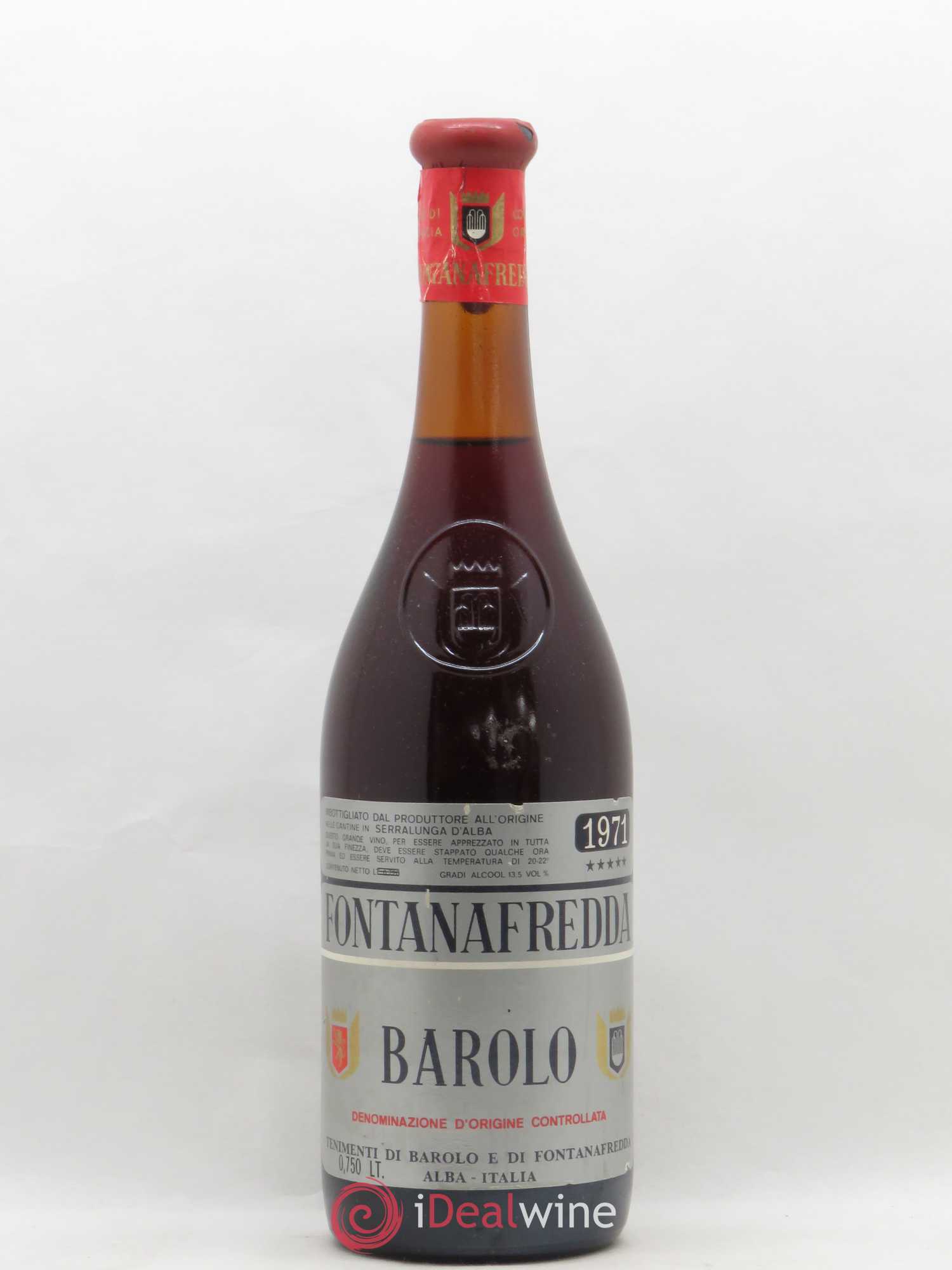 Barolo Fontanafredda 1971 - Lot de 1 bouteille - 0