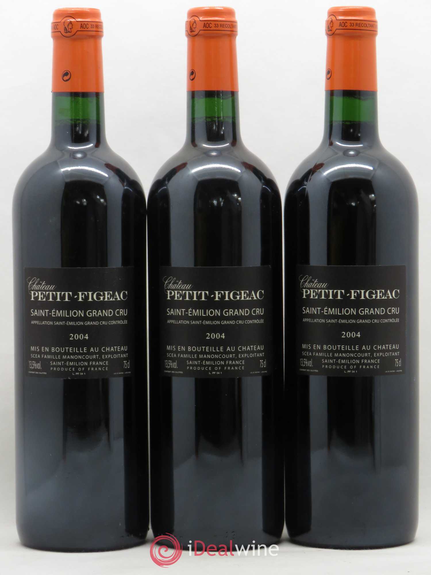 Petit Figeac 2004 - Lot de 6 bouteilles - 2