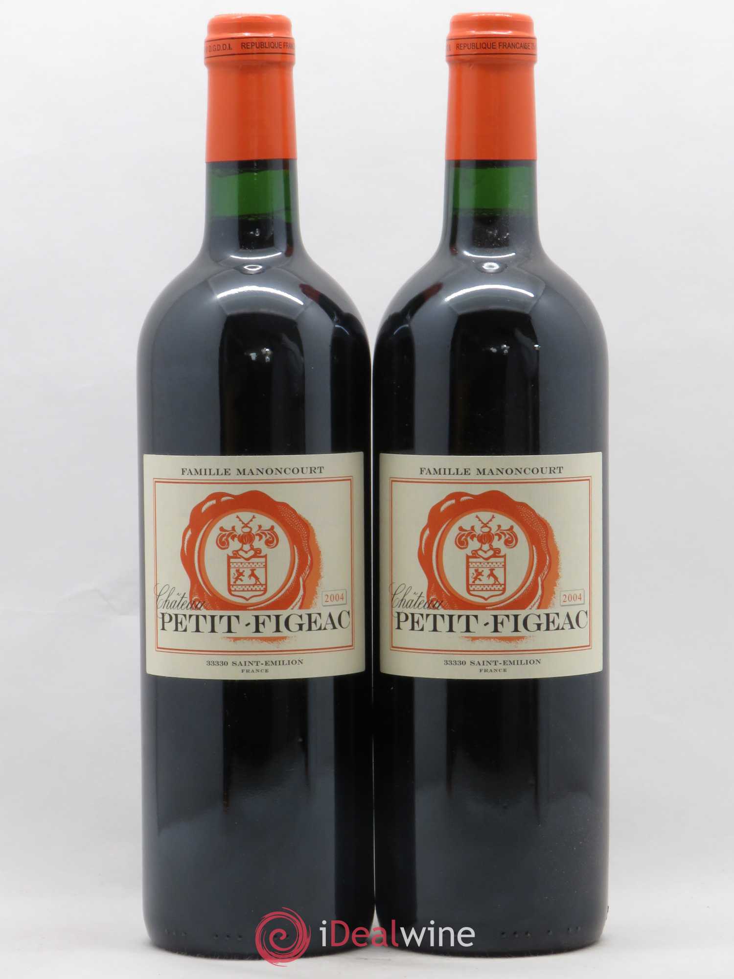 Petit Figeac 2004 - Lot de 2 bouteilles - 0