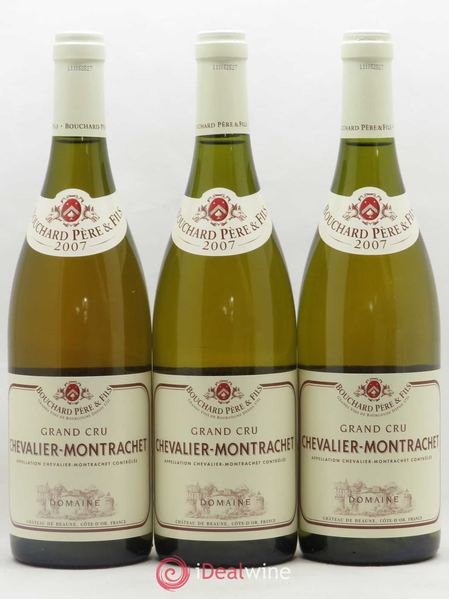 Chevalier-Montrachet Grand Cru Bouchard Père & Fils 2007 - Lot de 3 bouteilles - 0