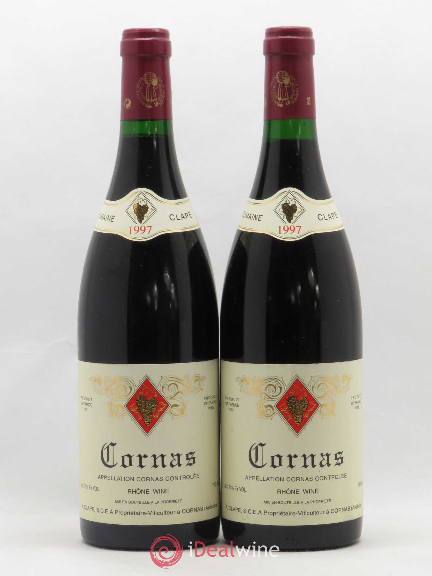 Cornas Auguste Clape 1997 - Lot de 2 bouteilles - 0