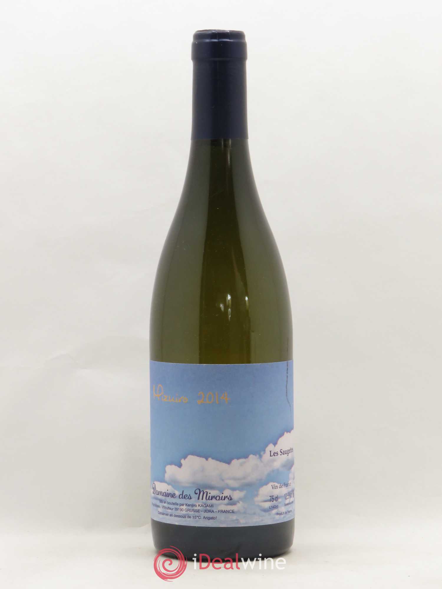 Vin de France Mizuiro Les Saugettes Kenjiro Kagami - Domaine des Miroirs 2014 - Lot de 1 bouteille - 0