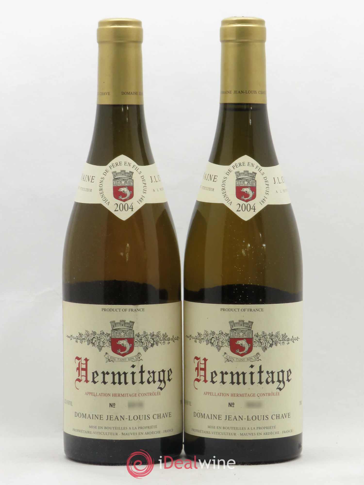 Hermitage Jean-Louis Chave 2004 - Lot de 2 bouteilles - 0