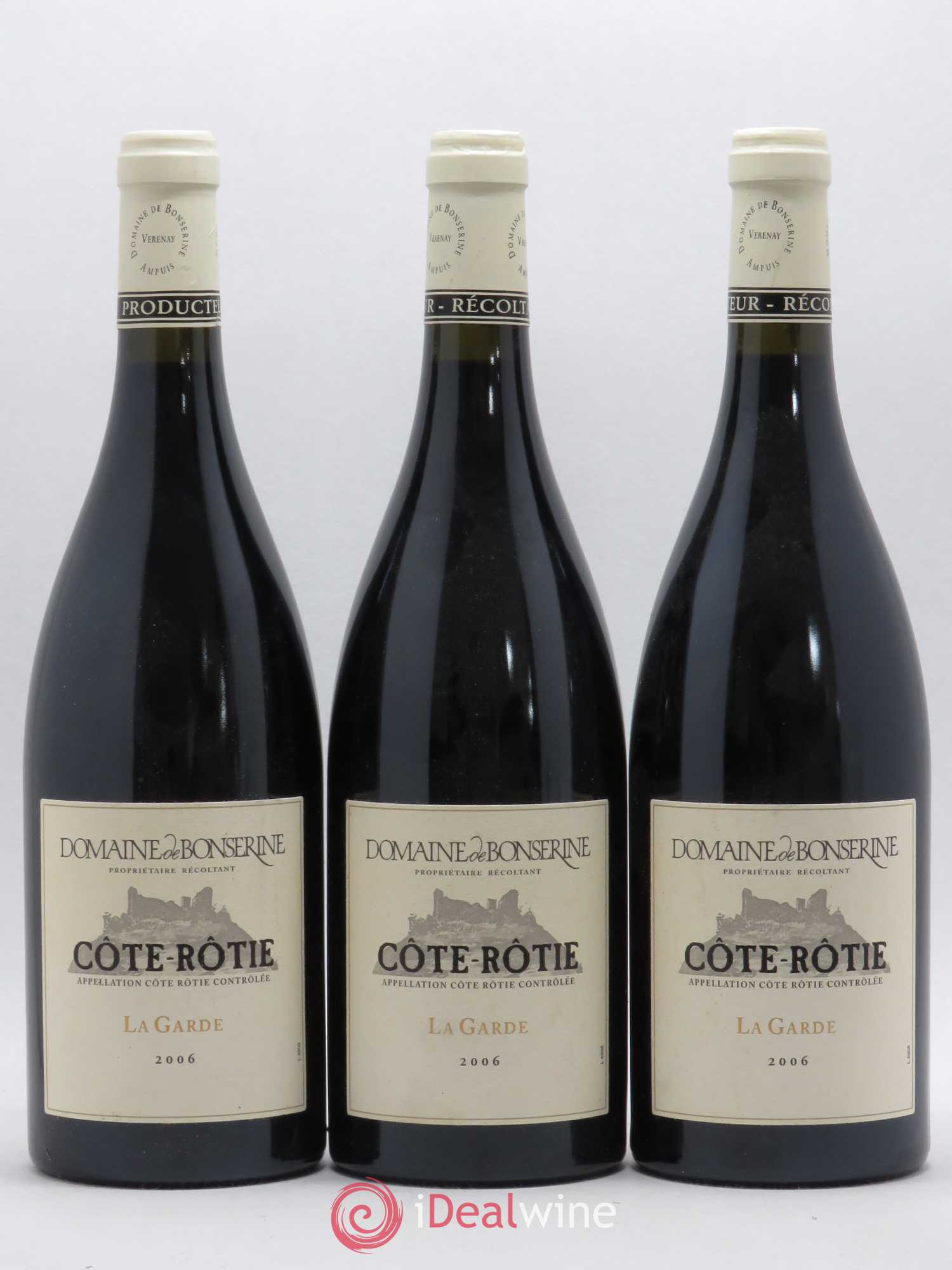 Côte-Rôtie La Garde Bonserine (Domaine de) 2006 - Lot de 3 bouteilles - 0