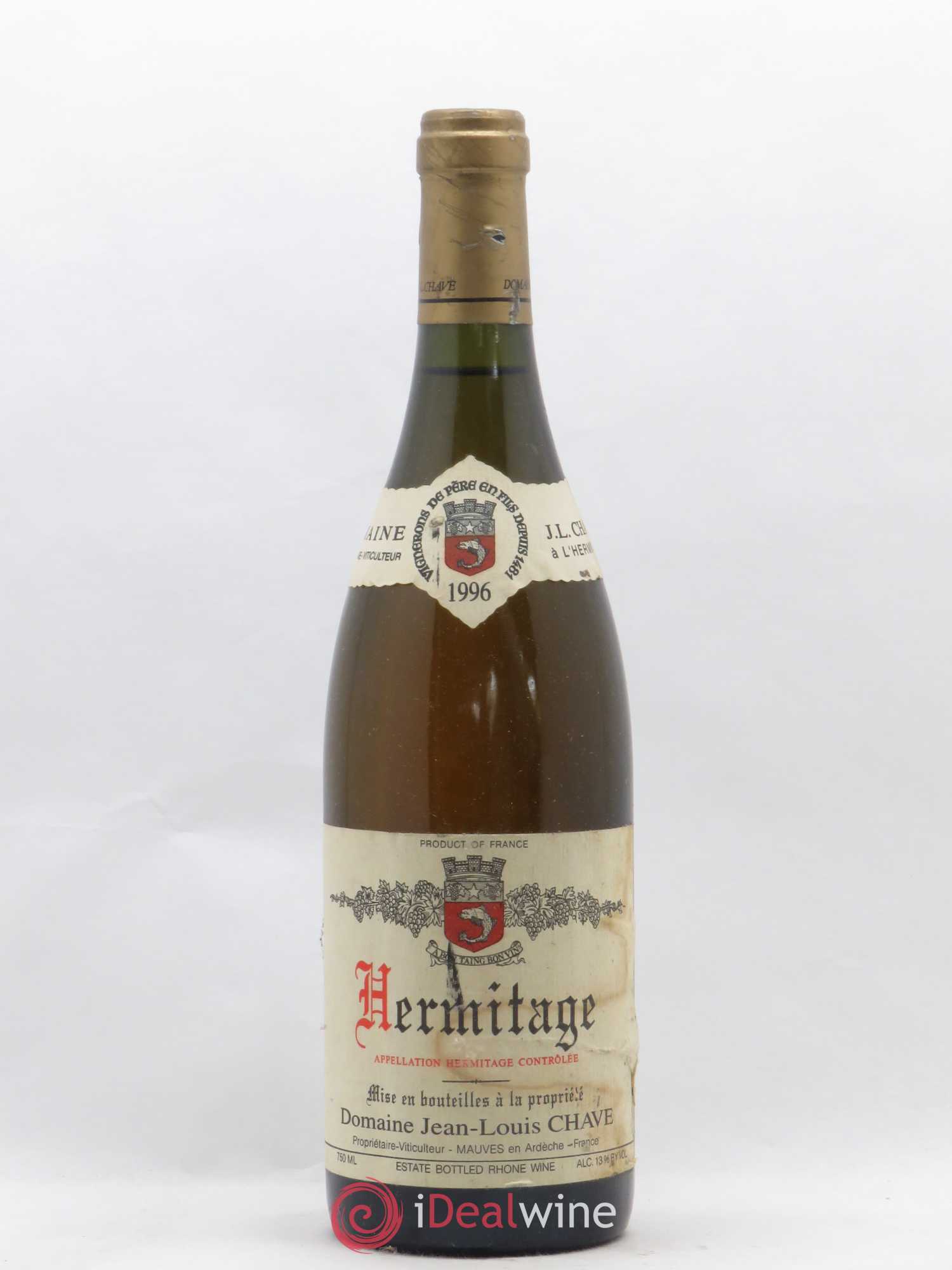 Hermitage Jean-Louis Chave 1996 - Lot de 1 bouteille - 0