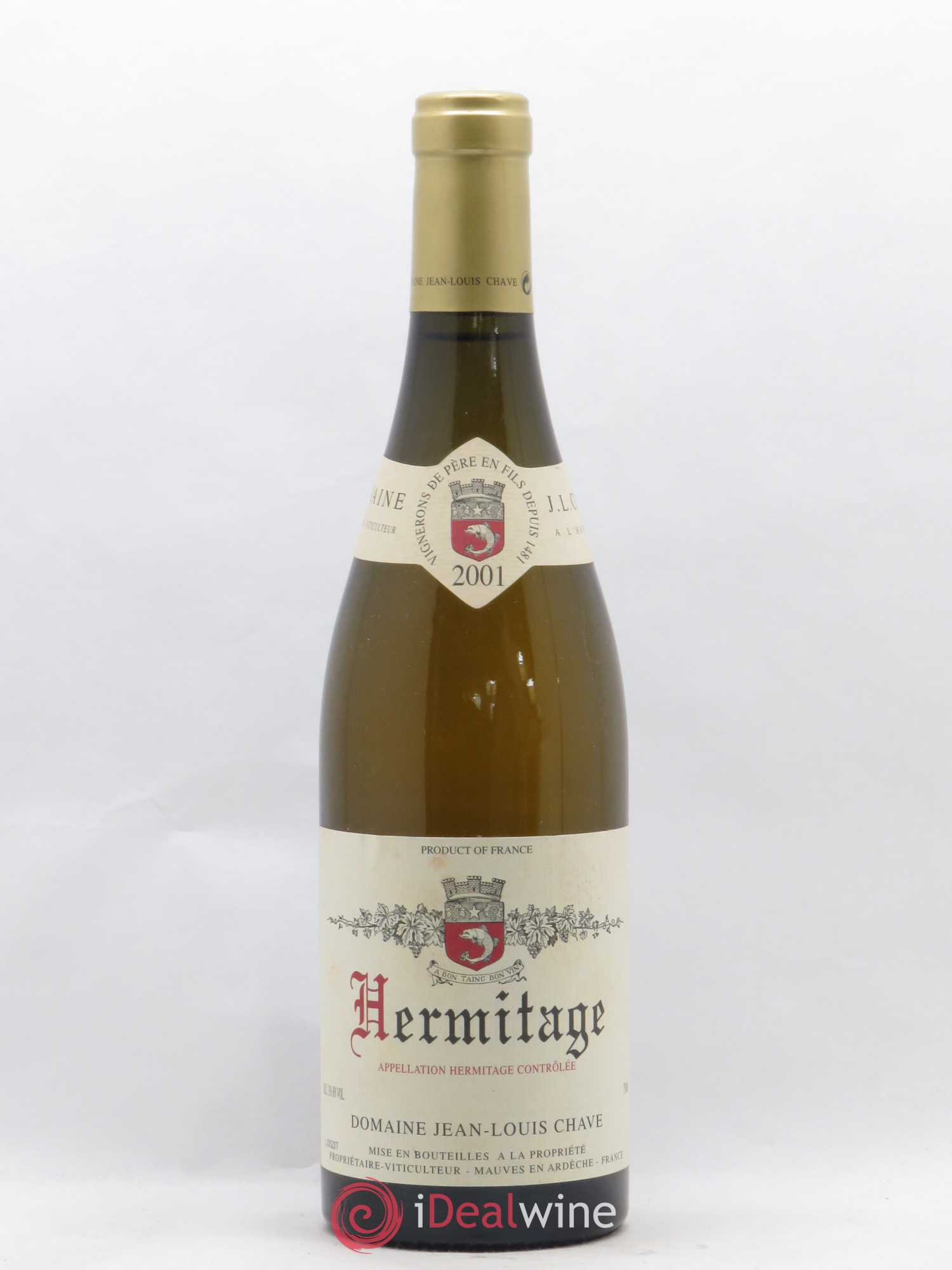 Hermitage Jean-Louis Chave 2001 - Lot de 1 bouteille - 0
