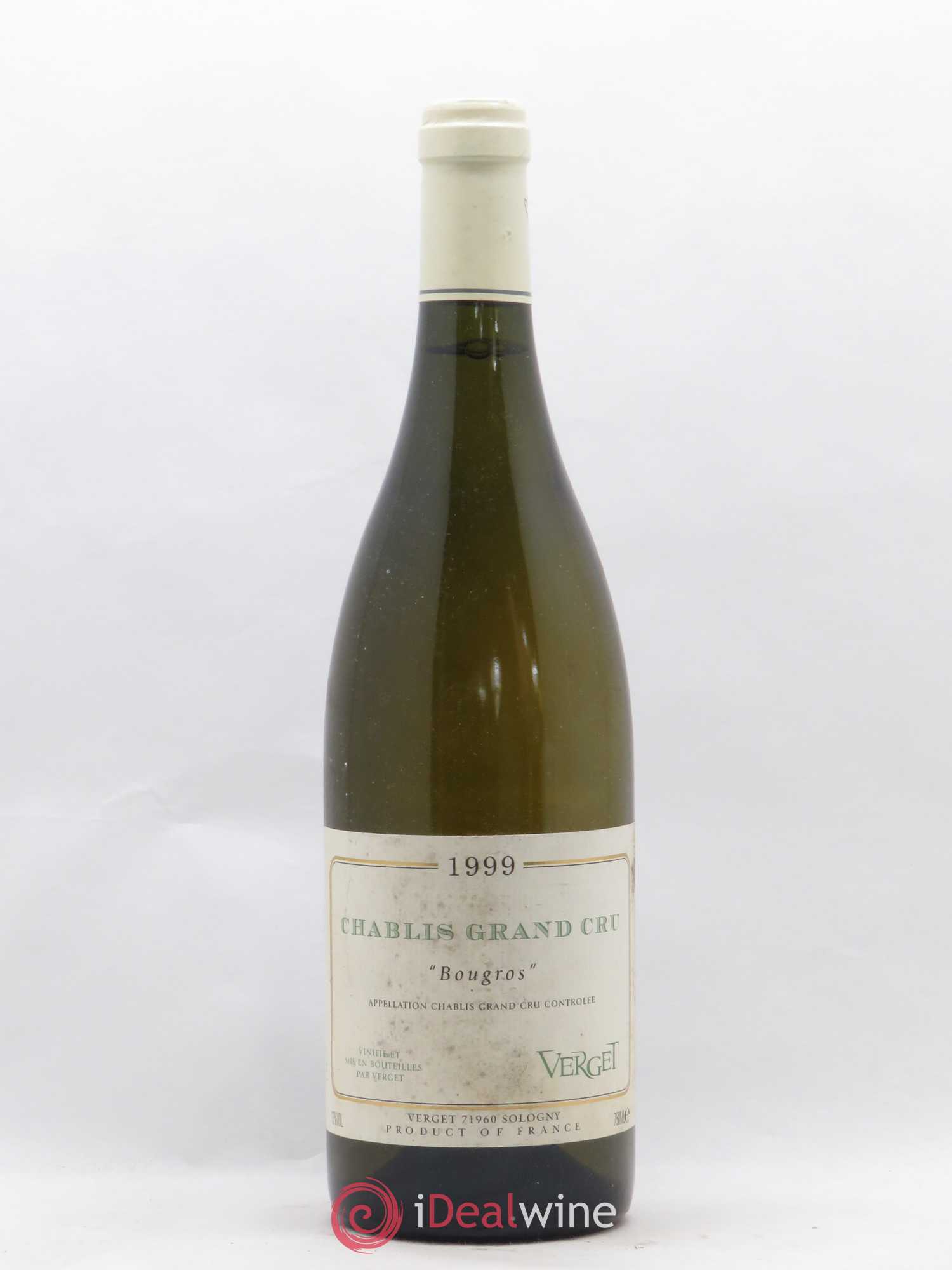 Chablis Grand Cru Bougros Verget 1999 - Posten von 1 Flasche - 0