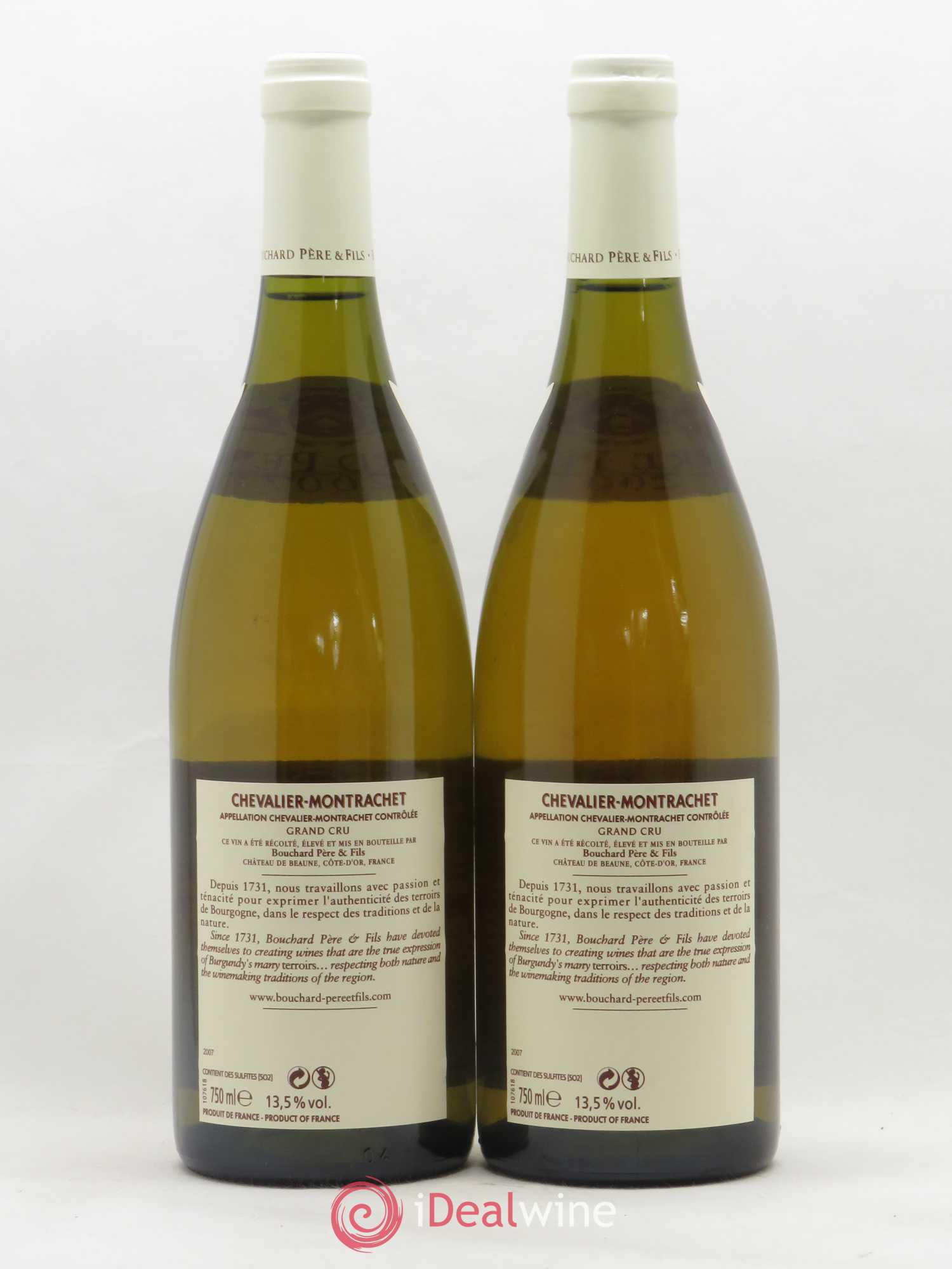 Chevalier-Montrachet Grand Cru Bouchard Père & Fils 2007 - Lot de 2 bouteilles - 1