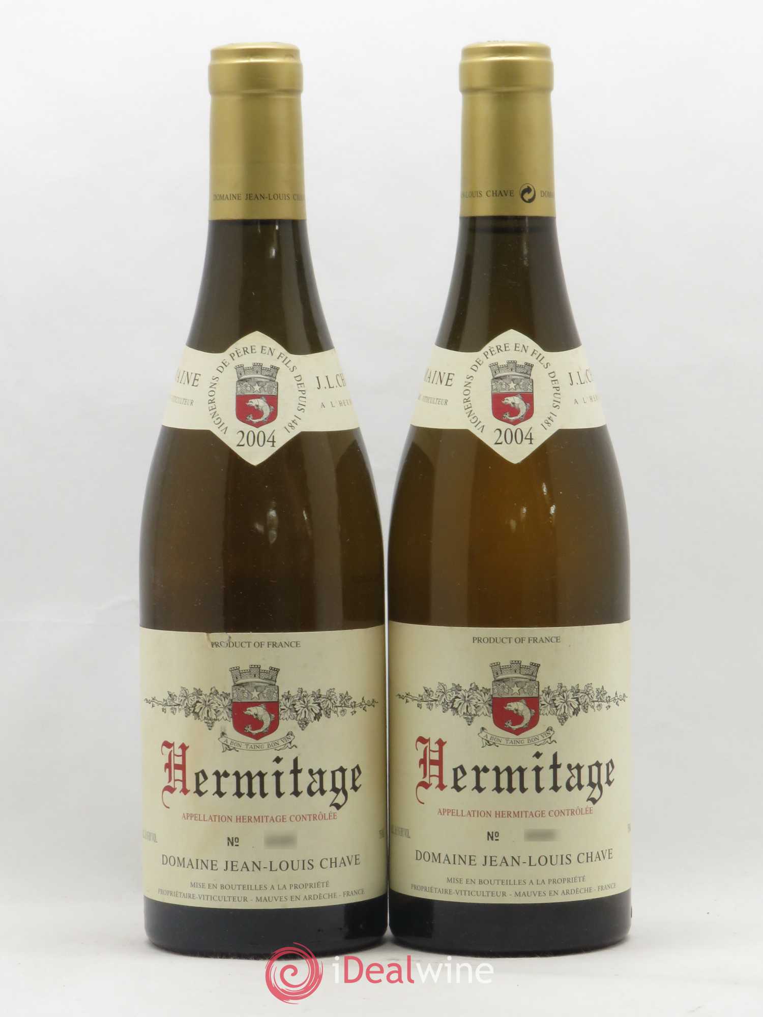 Hermitage Jean-Louis Chave 2004 - Lot de 2 bouteilles - 0