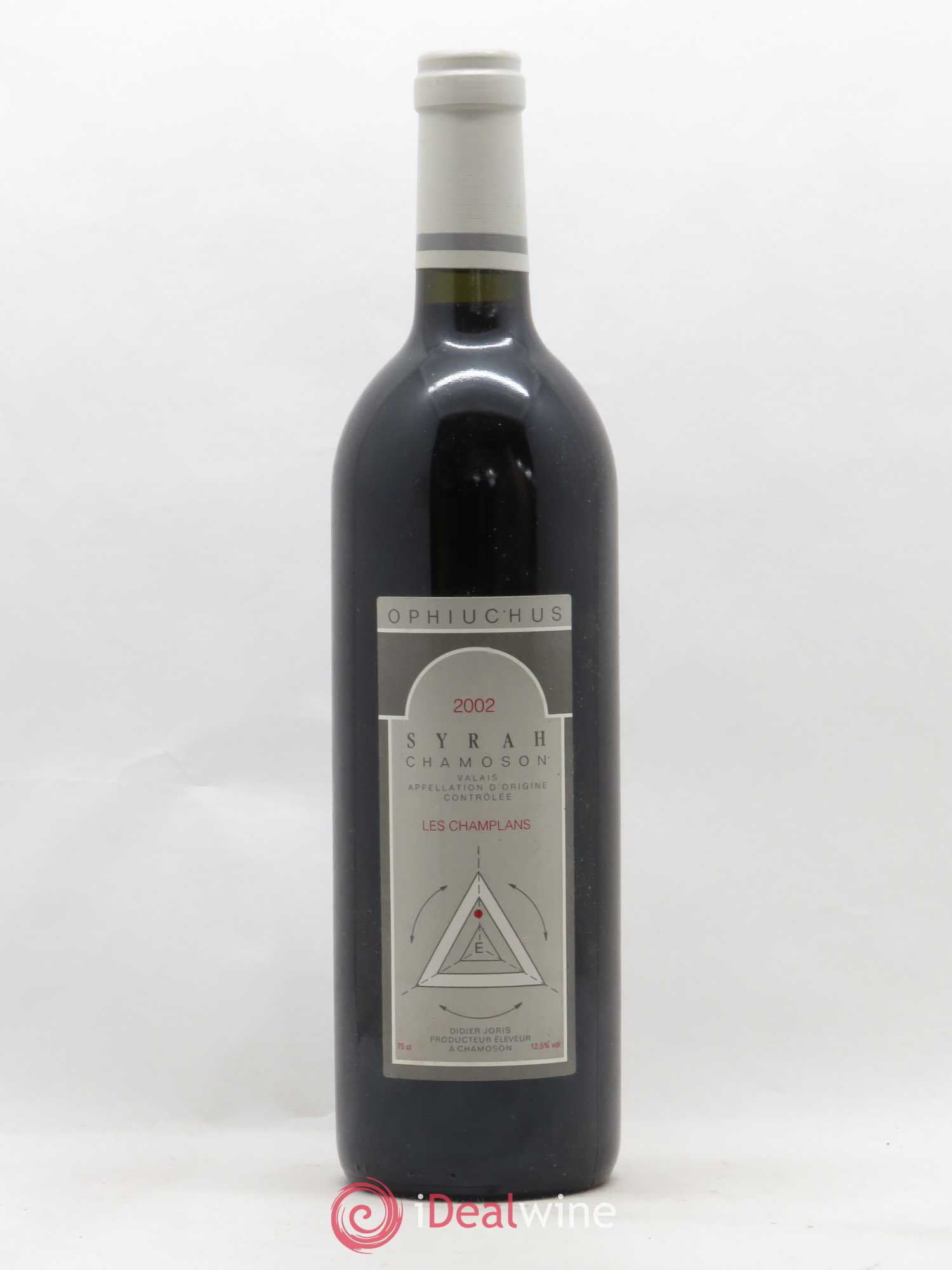Valais Chamoson Syrah Les Champlans Ophiuchus Didier Joris 2002 - Posten von 1 Flasche - 0