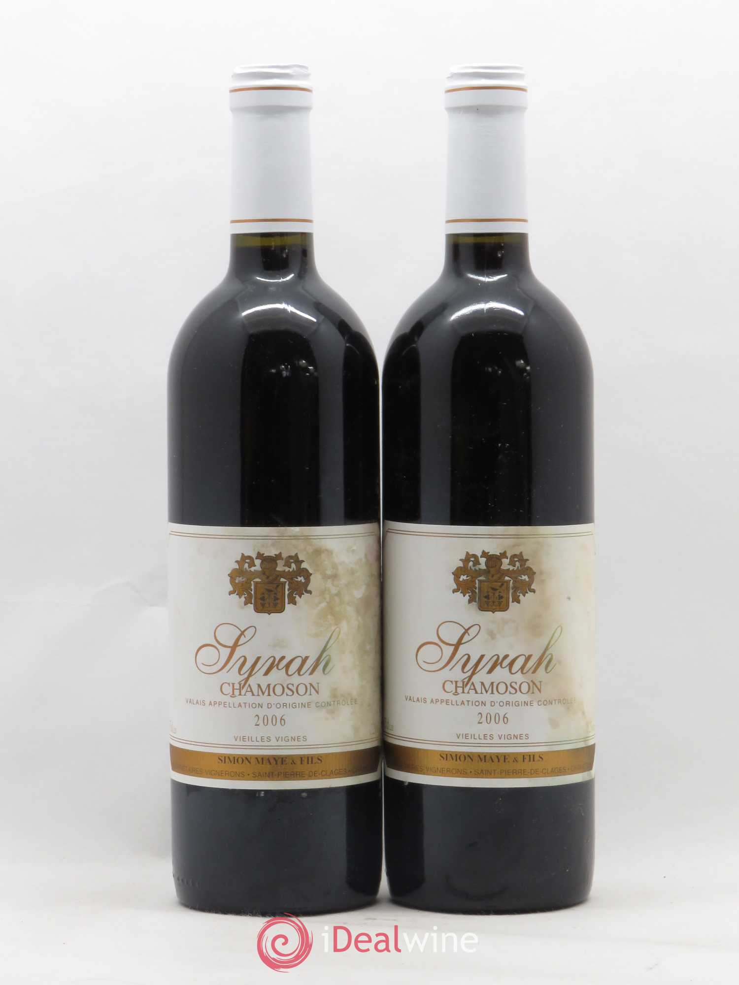 Valais Chamoson Syrah Vieilles Vignes Simon Maye 2006 - Posten von 2 Flaschen - 0