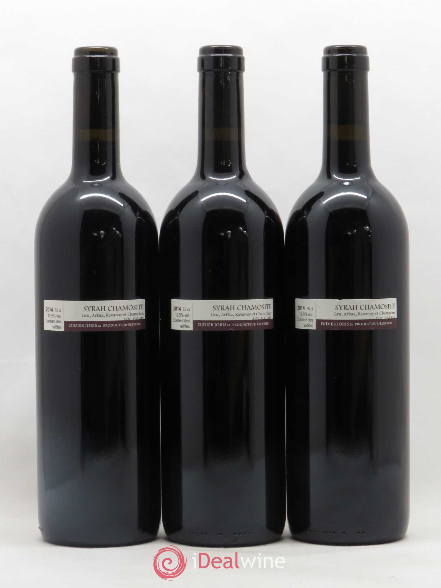 Valais Syrah Chamosite Didier Joris 2014 - Posten von 3 Flaschen - 1