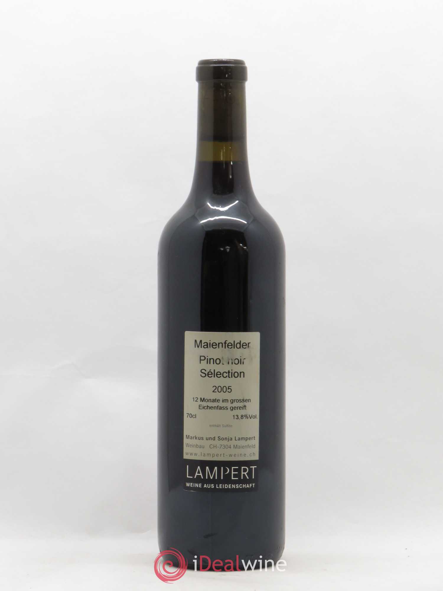 Vins Etrangers Suisse Maienfelder Pinot Noir Selection Lampert 2005 - Posten von 1 Flasche - 1