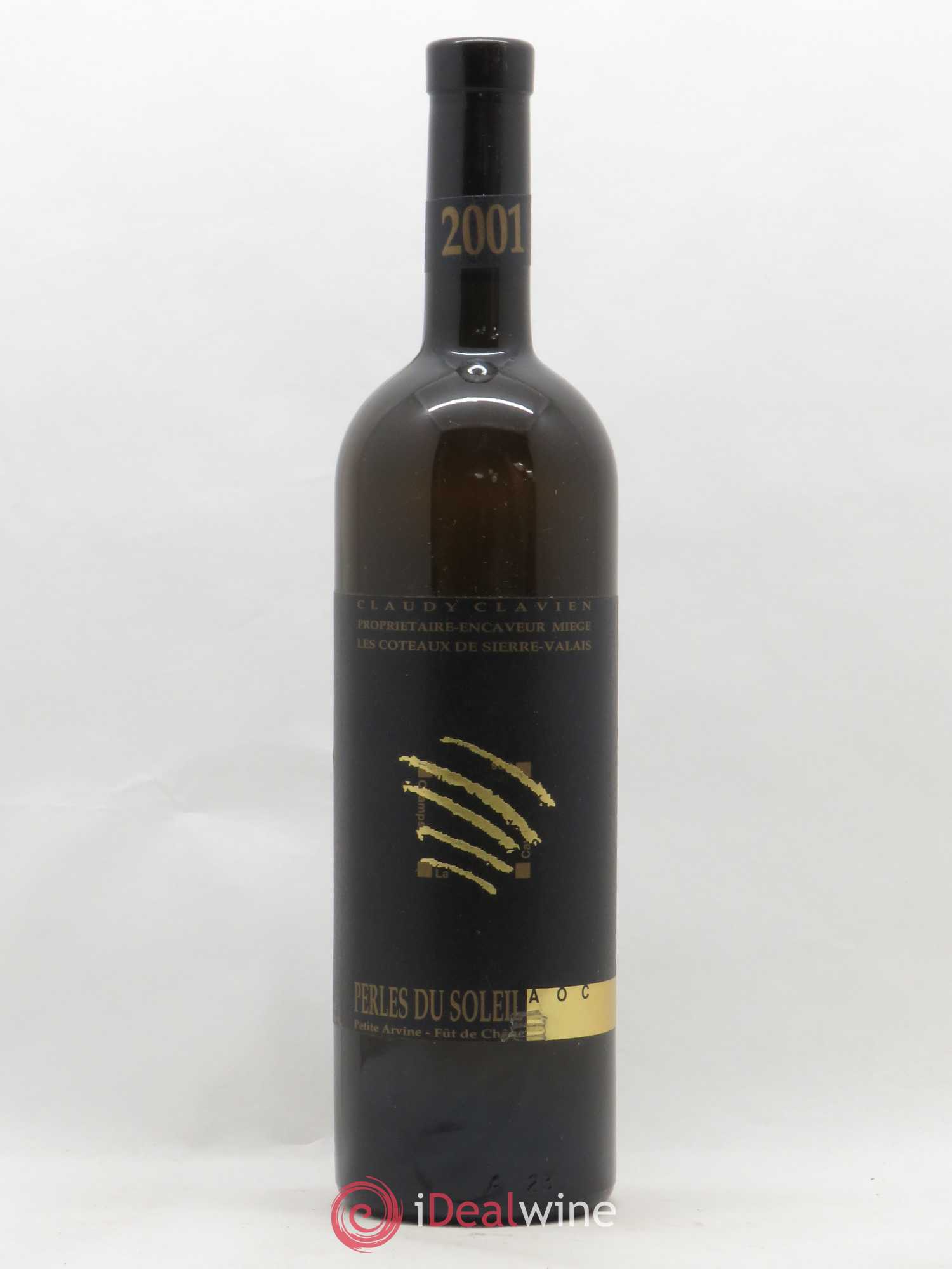 Valais Petite Arvine Perle du Soleil Claudy Clavien 2001 - Posten von 1 Flasche - 0
