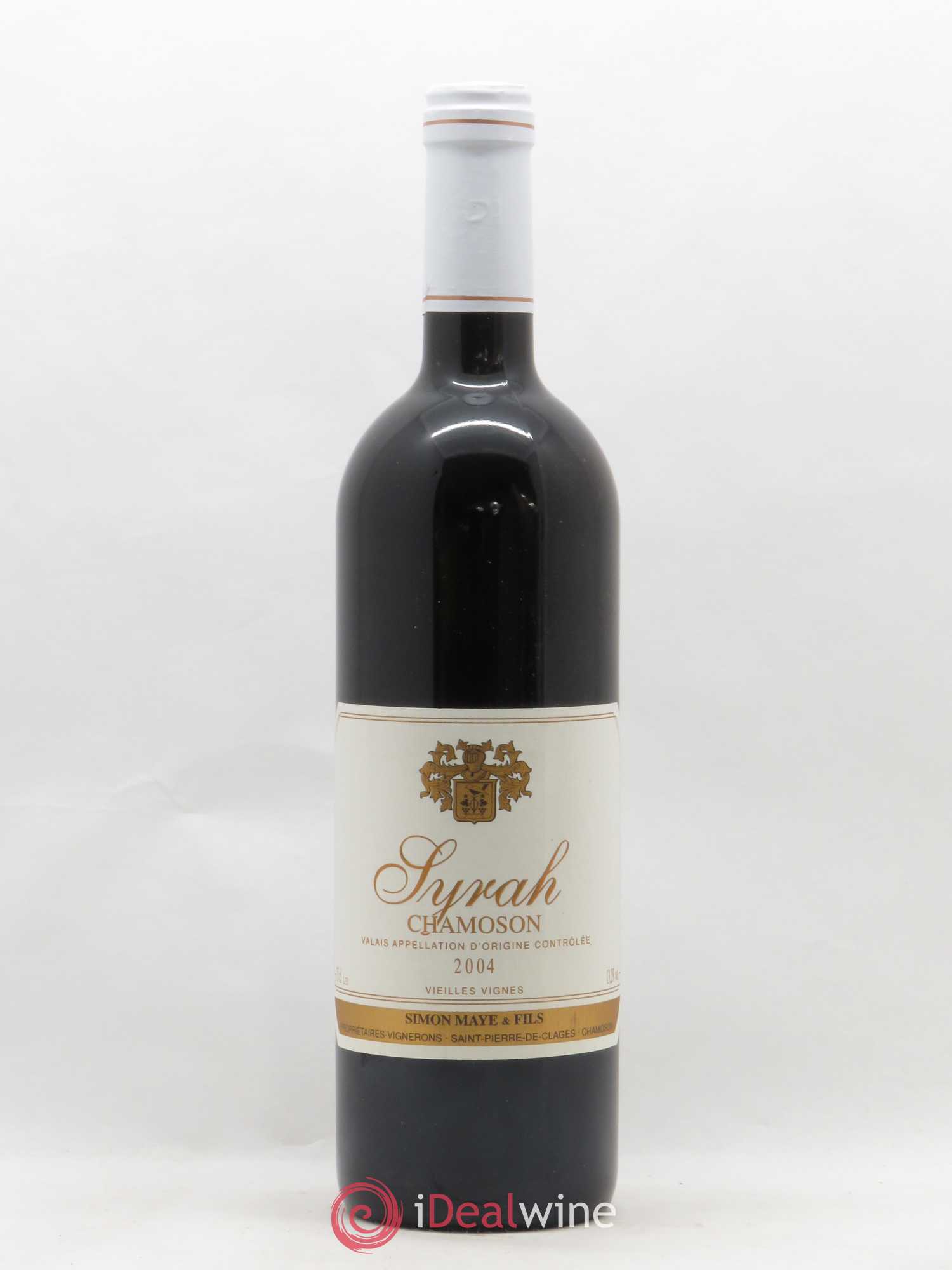 Valais Chamoson Syrah Vieilles Vignes Simon Maye 2004 - Posten von 1 Flasche - 0