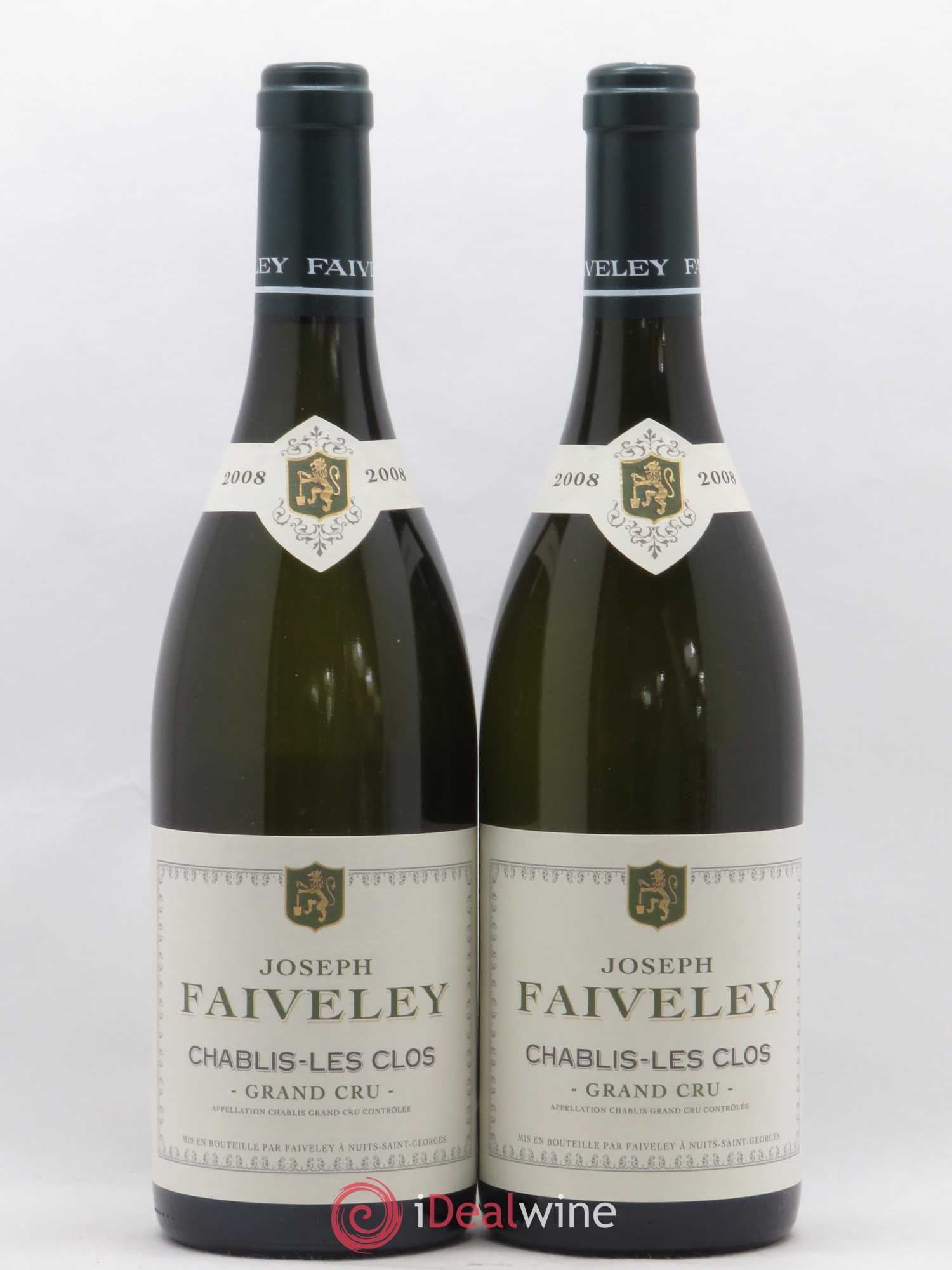 Chablis Grand Cru Les Clos Faiveley 2008 - Lot de 2 bouteilles - 0