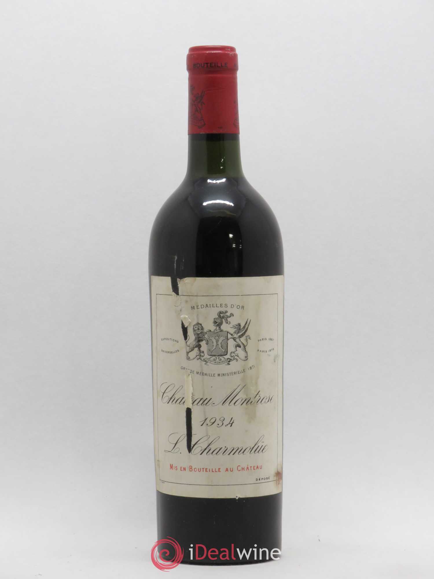Château Montrose 2ème Grand Cru Classé 1934 - Lot de 1 bouteille - 0